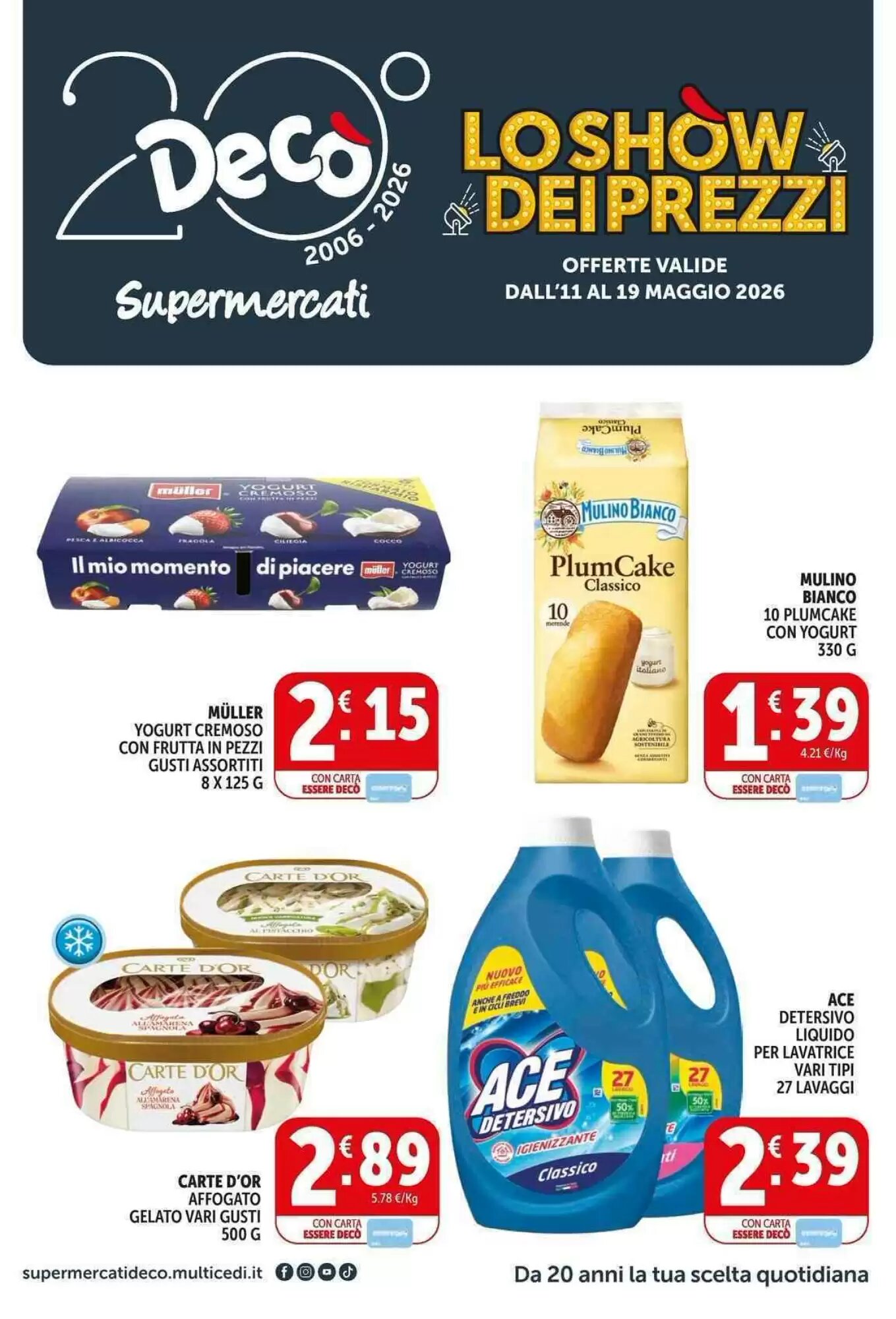Volantino promozionale Deco Supermercati  valide dal 11/05/2026 - Pagina 1.