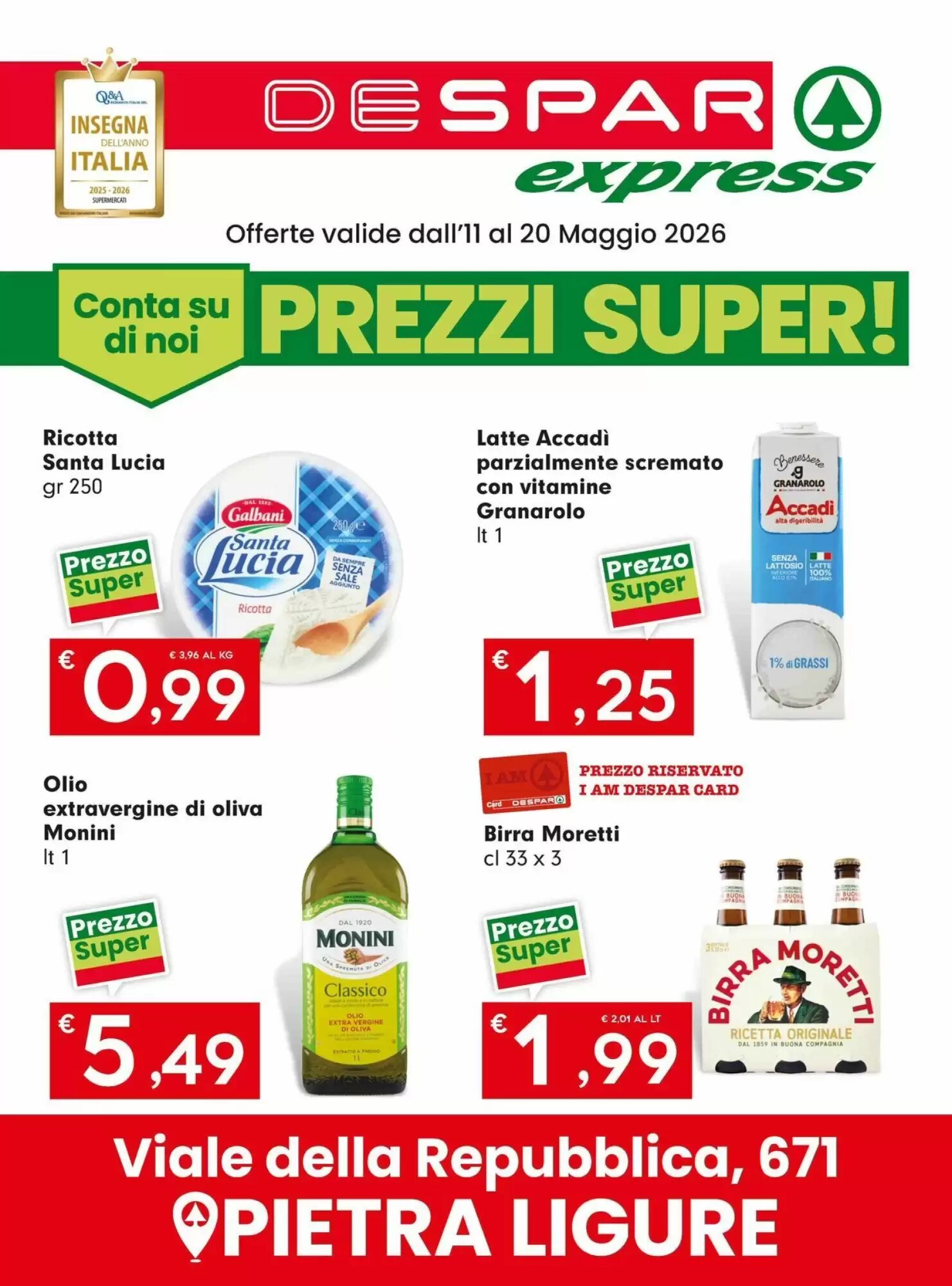 Volantino promozionale Despar  valide dal 11/05/2026 - Pagina 1.