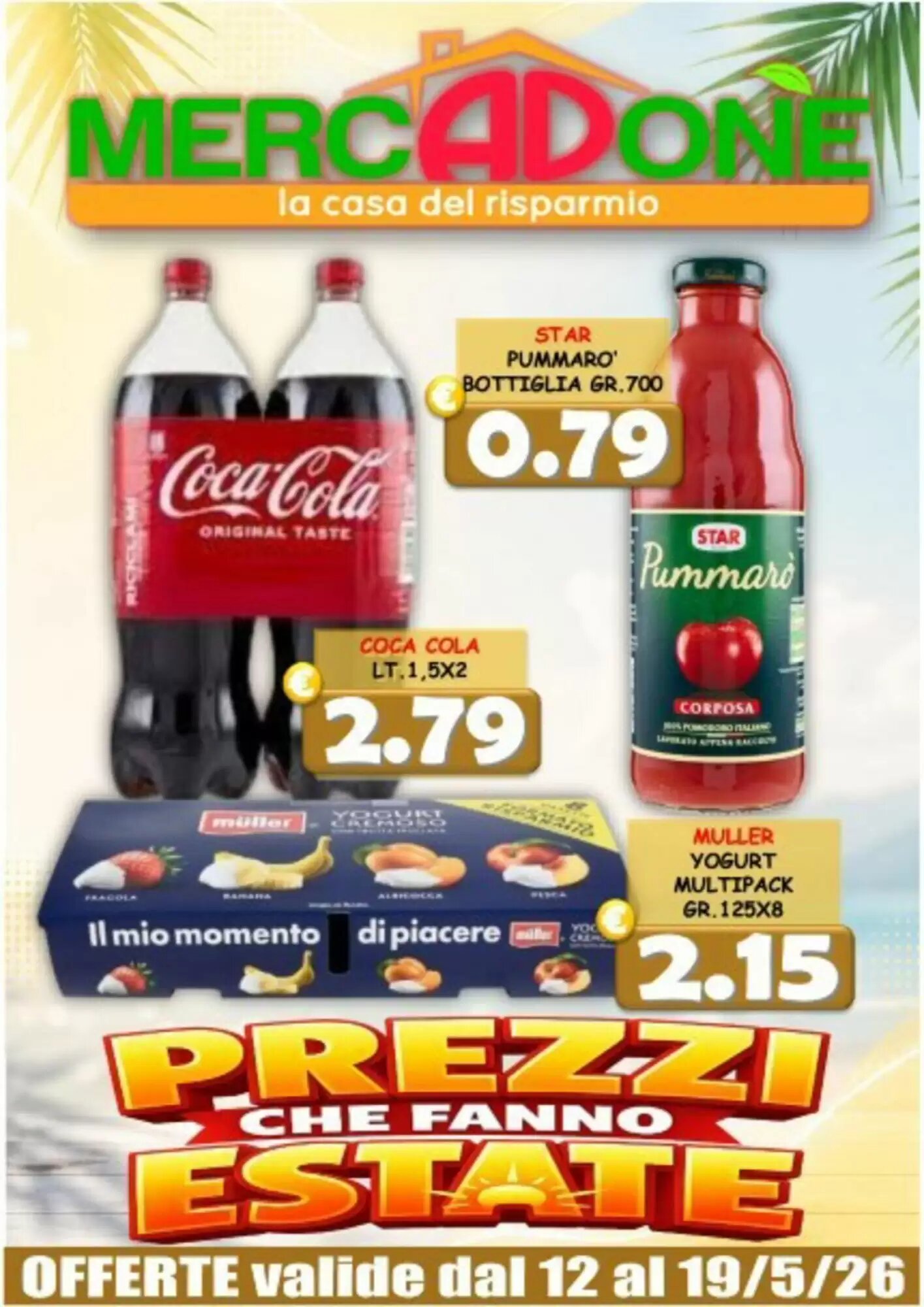 Volantino promozionale MercADone  valide dal 12/05/2026 - Pagina 1.