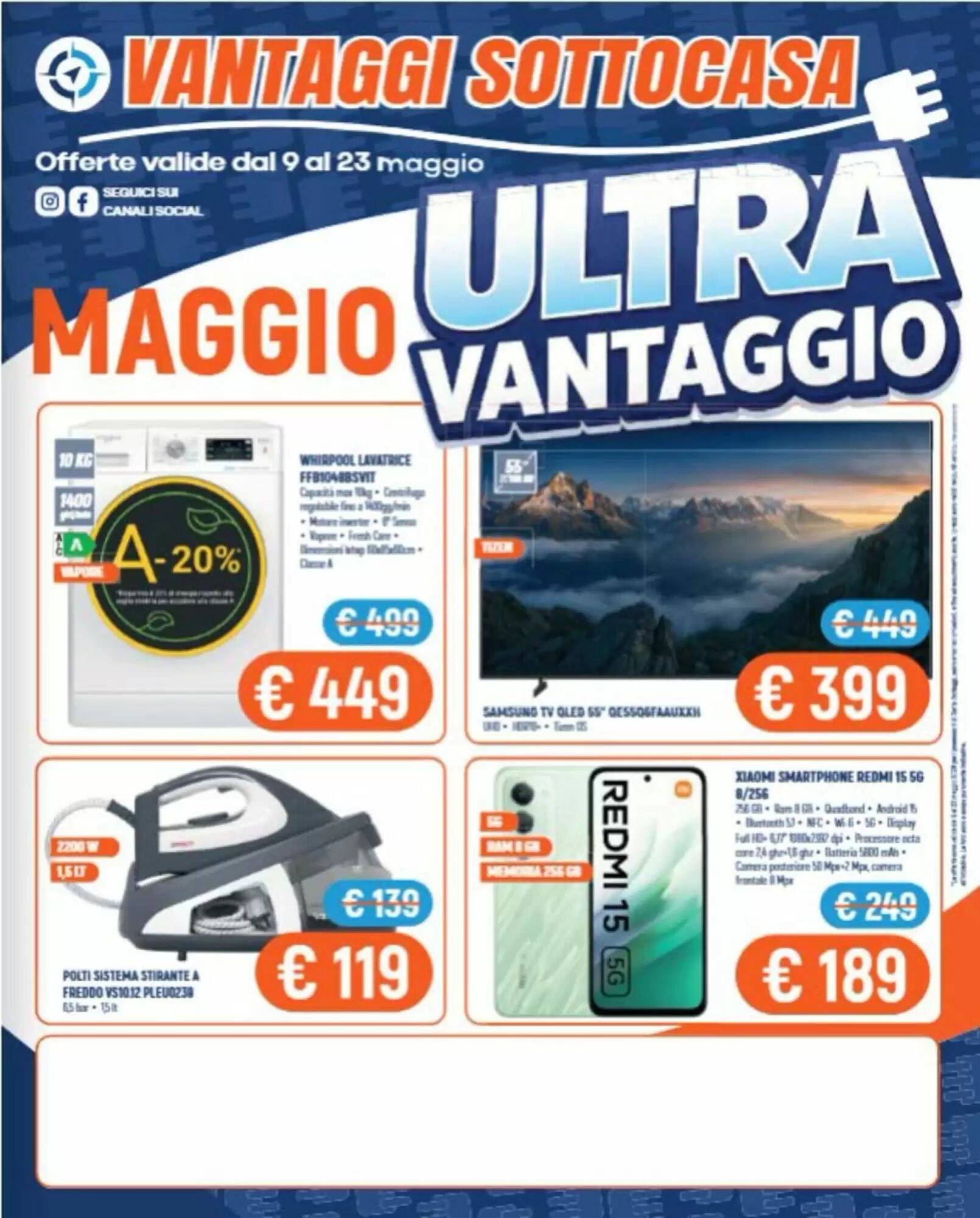 Volantino promozionale Vantaggi Sottocasa valide dal 12/05/2026 - Pagina 1.