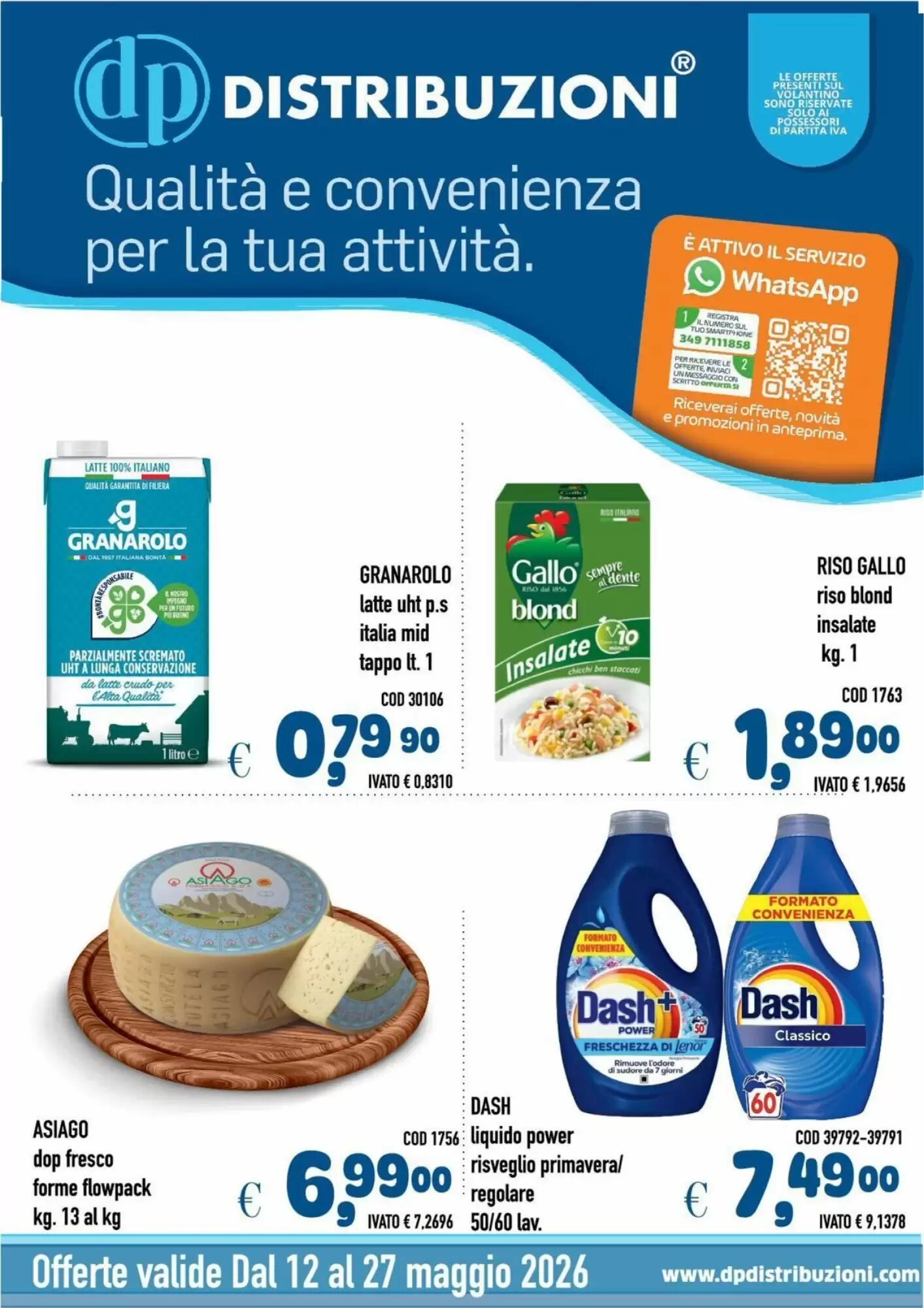 Volantino promozionale Del Prete Distribuzioni  valide dal 12/05/2026 - Pagina 1.
