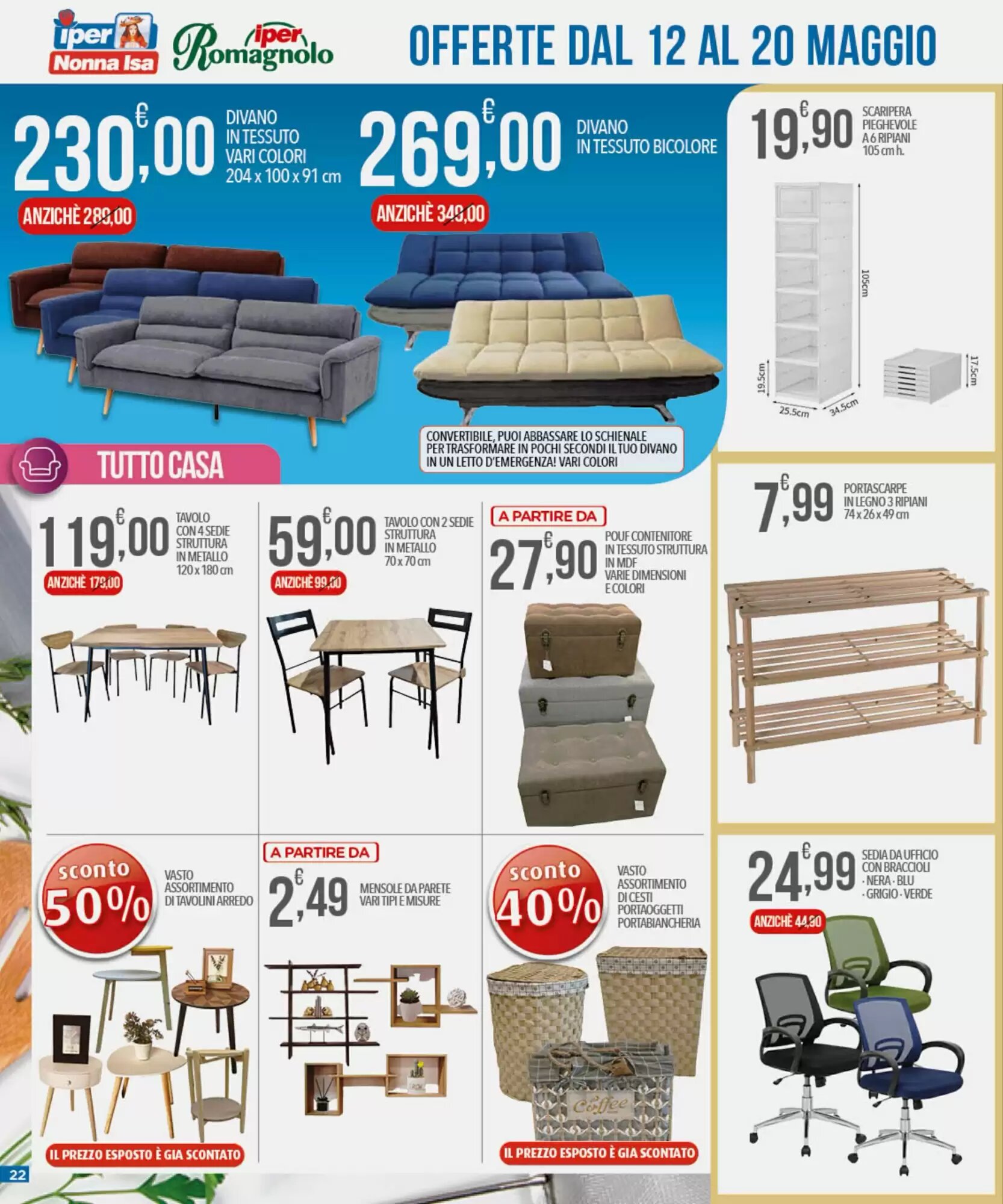 Volantino promozionale Iper Romagnolo  valide dal 12/05/2026 - Pagina 22.