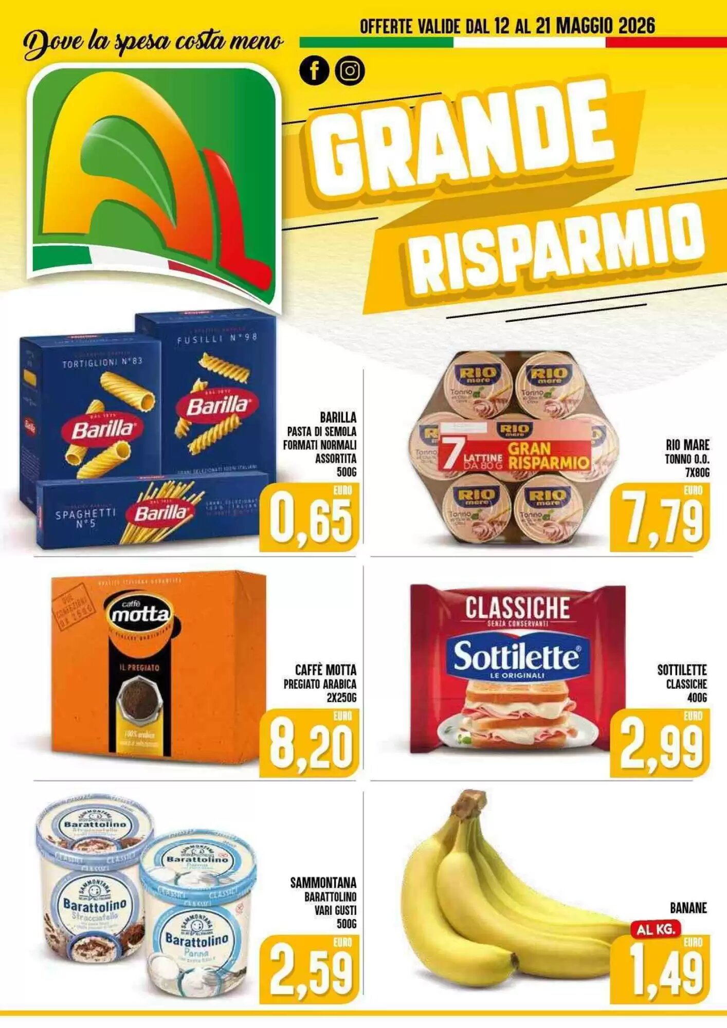 Volantino promozionale Al Discount  valide dal 12/05/2026 - Pagina 1.