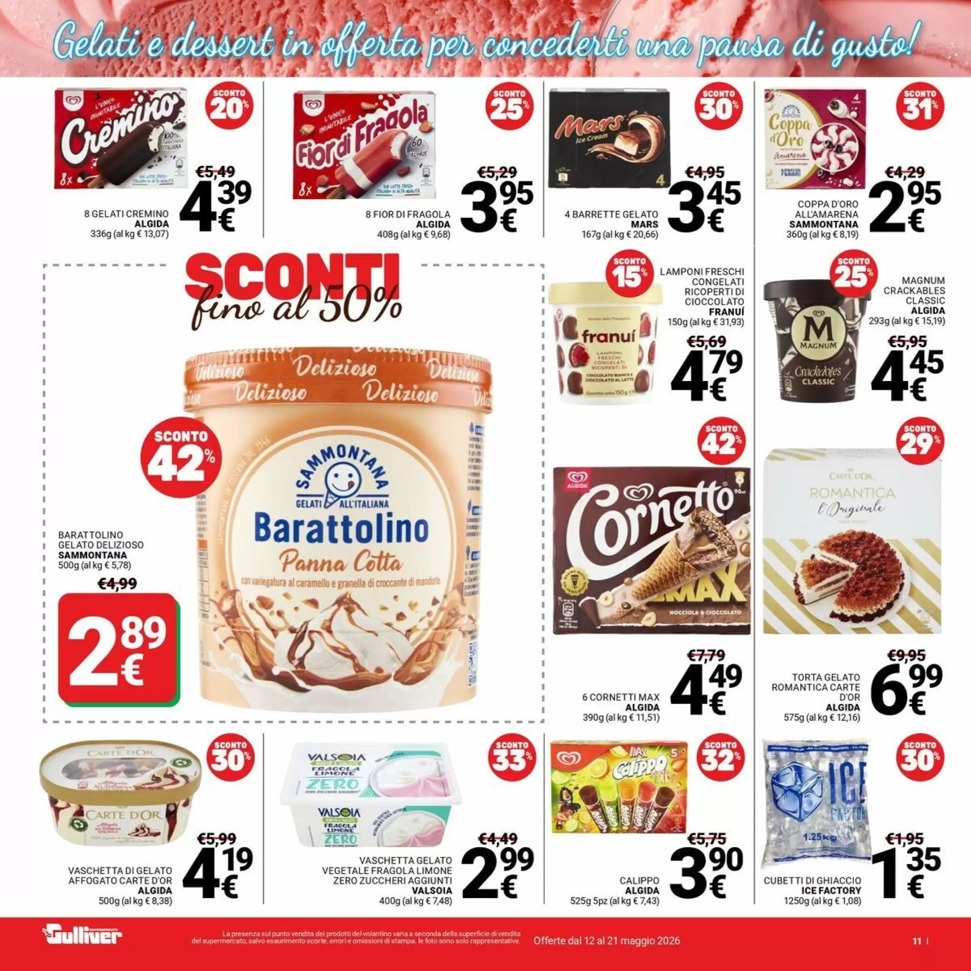 Volantino promozionale Supermercati Gulliver  valide dal 12/05/2026 - Pagina 11.