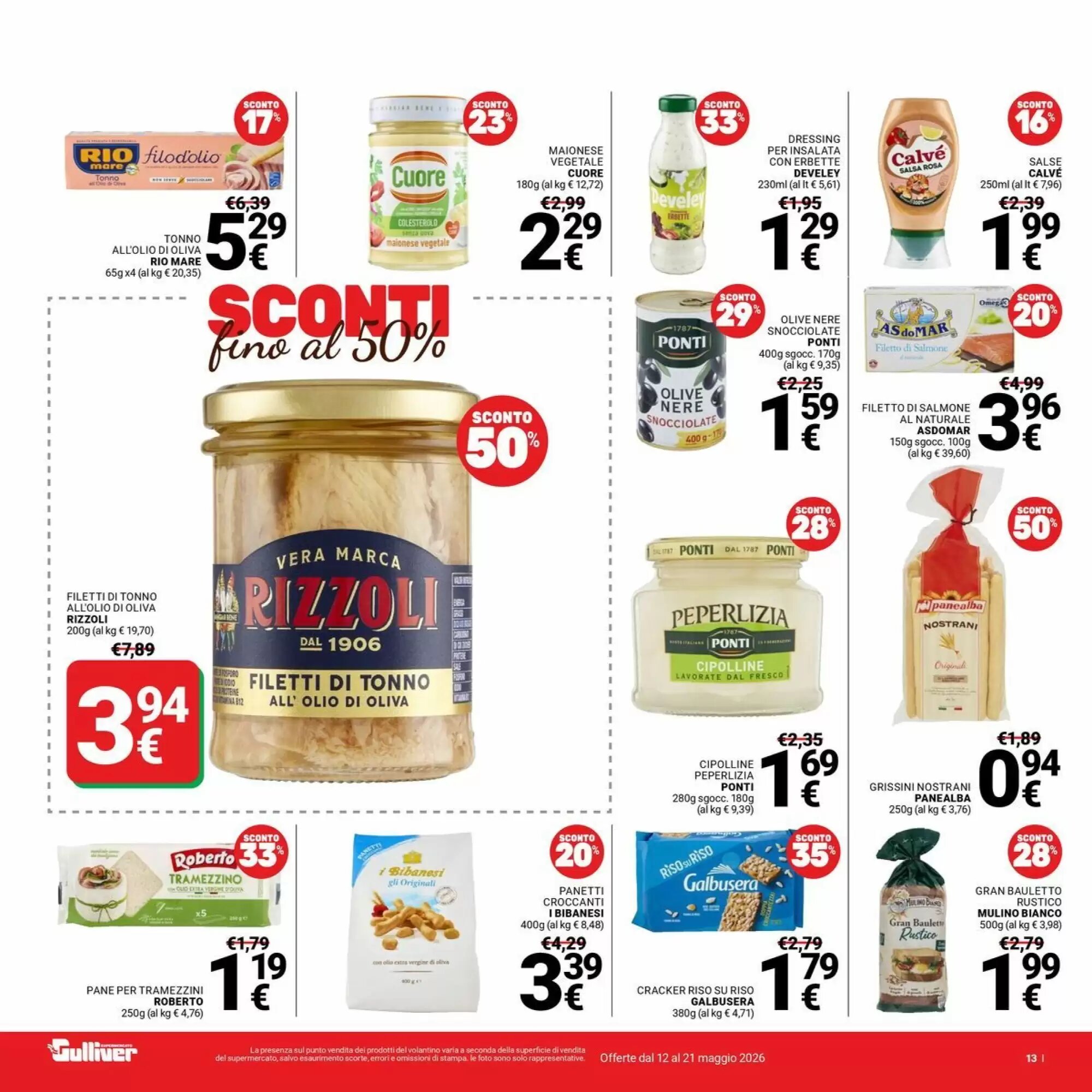 Volantino promozionale Supermercati Gulliver  valide dal 12/05/2026 - Pagina 13.