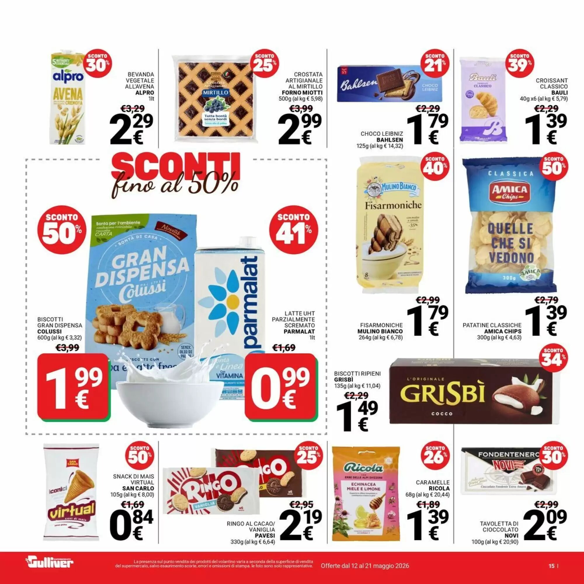 Volantino promozionale Supermercati Gulliver  valide dal 12/05/2026 - Pagina 15.