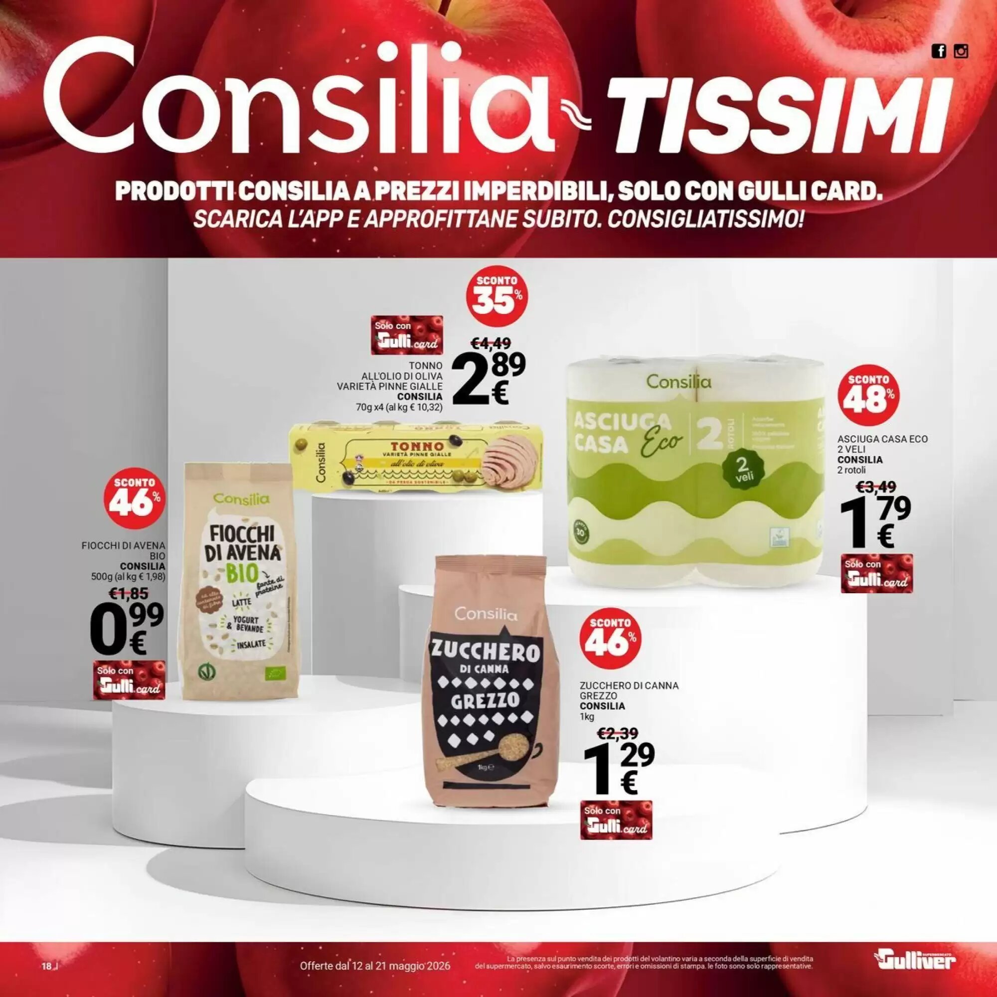 Volantino promozionale Supermercati Gulliver  valide dal 12/05/2026 - Pagina 18.
