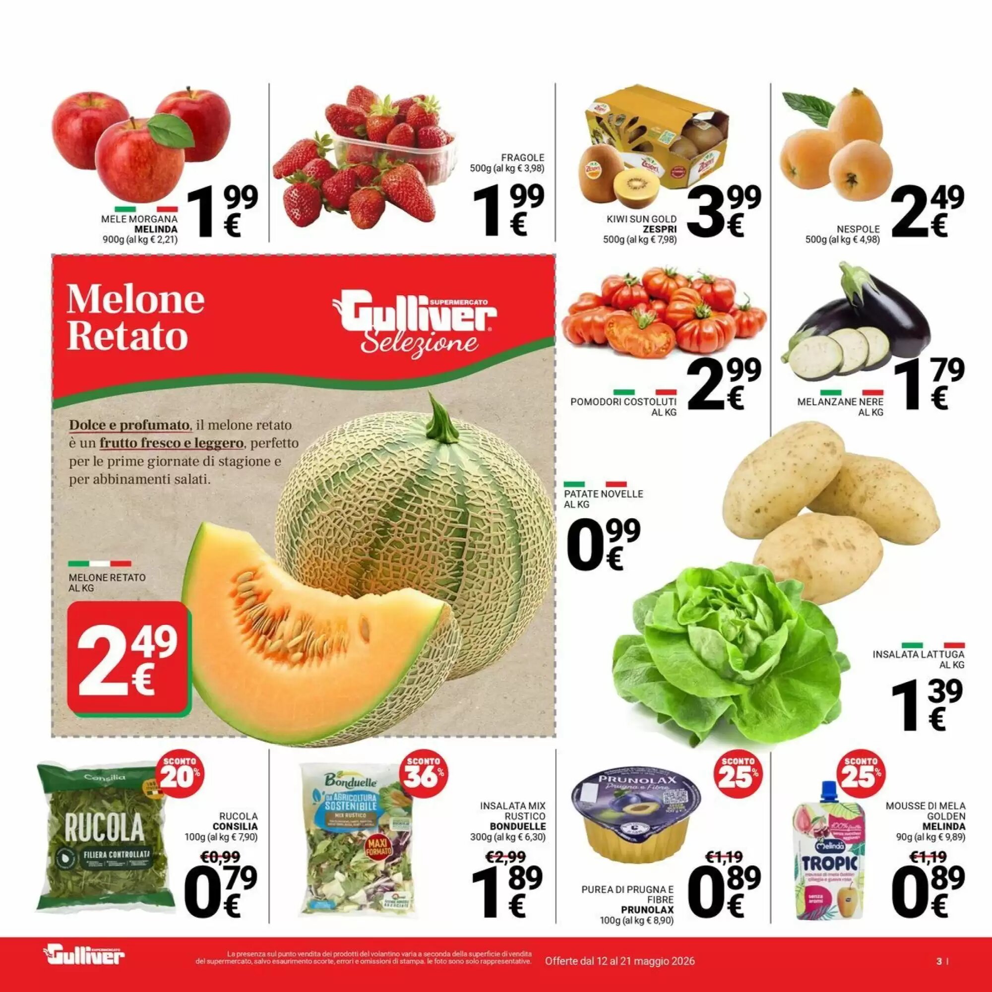 Volantino promozionale Supermercati Gulliver  valide dal 12/05/2026 - Pagina 3.