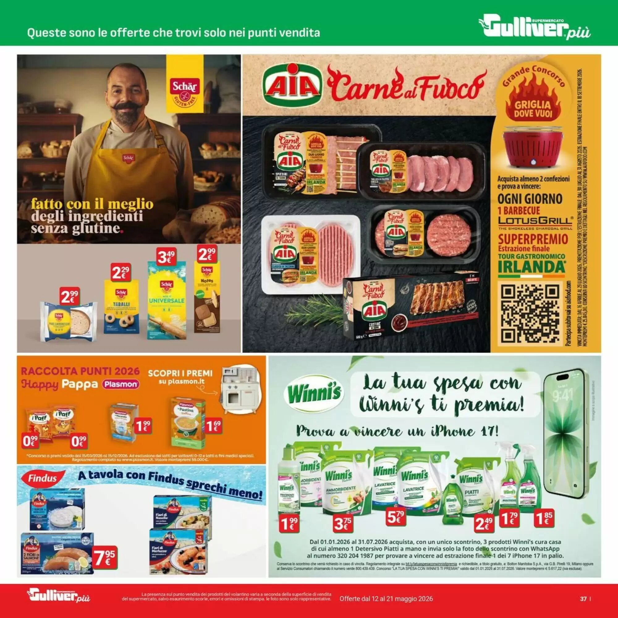 Volantino promozionale Supermercati Gulliver  valide dal 12/05/2026 - Pagina 37.
