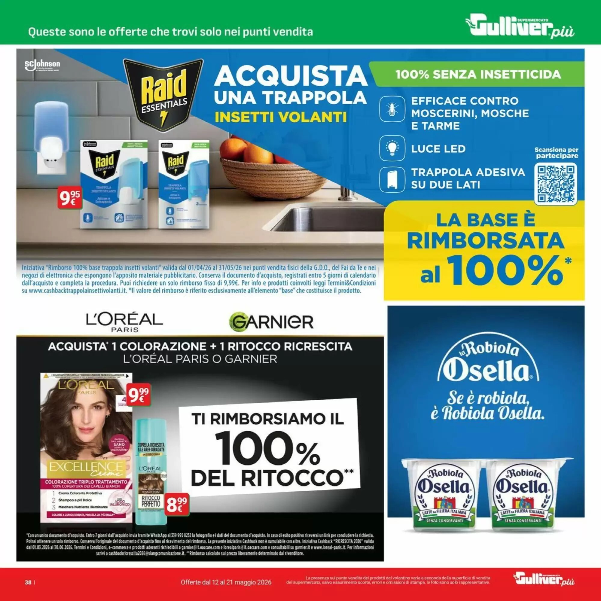 Volantino promozionale Supermercati Gulliver  valide dal 12/05/2026 - Pagina 38.