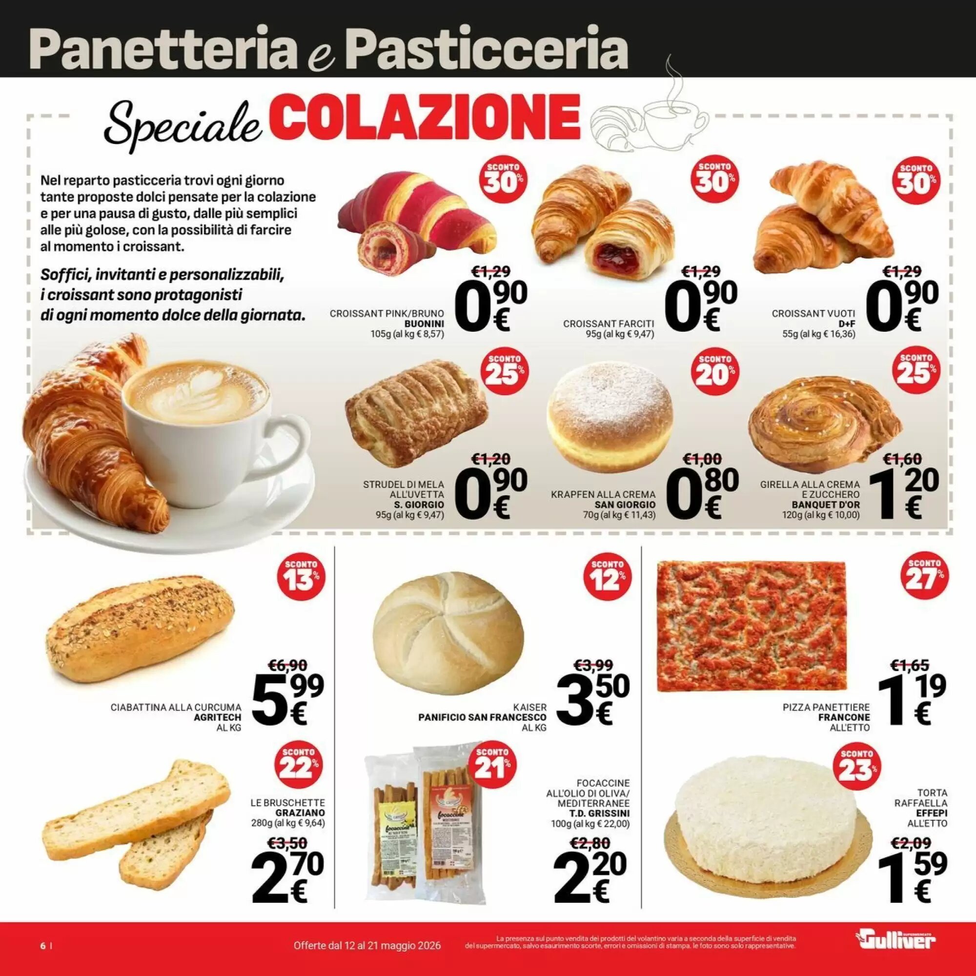 Volantino promozionale Supermercati Gulliver  valide dal 12/05/2026 - Pagina 6.
