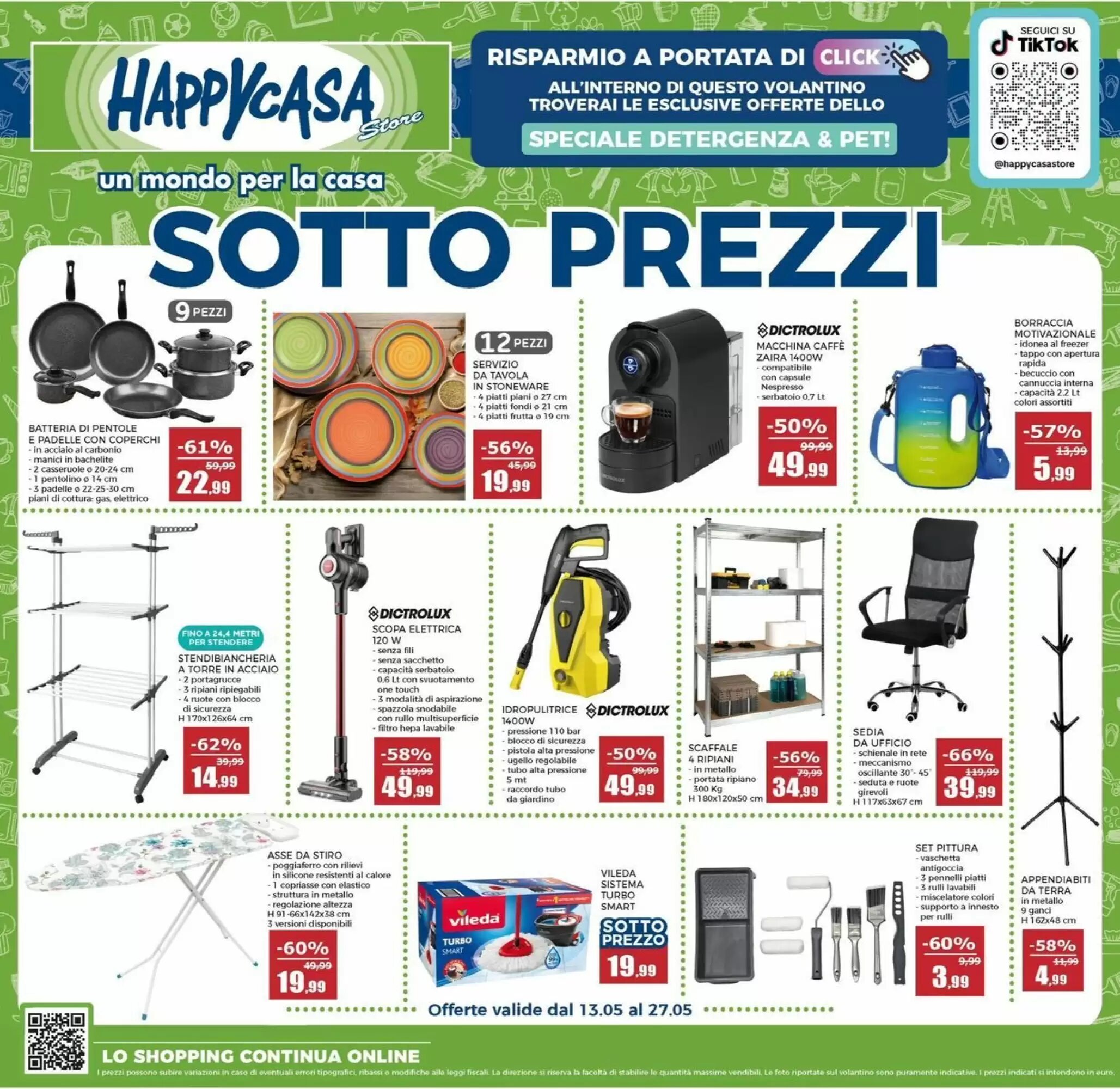 Volantino promozionale Happy Casa  valide dal 13/05/2026 - Pagina 1.