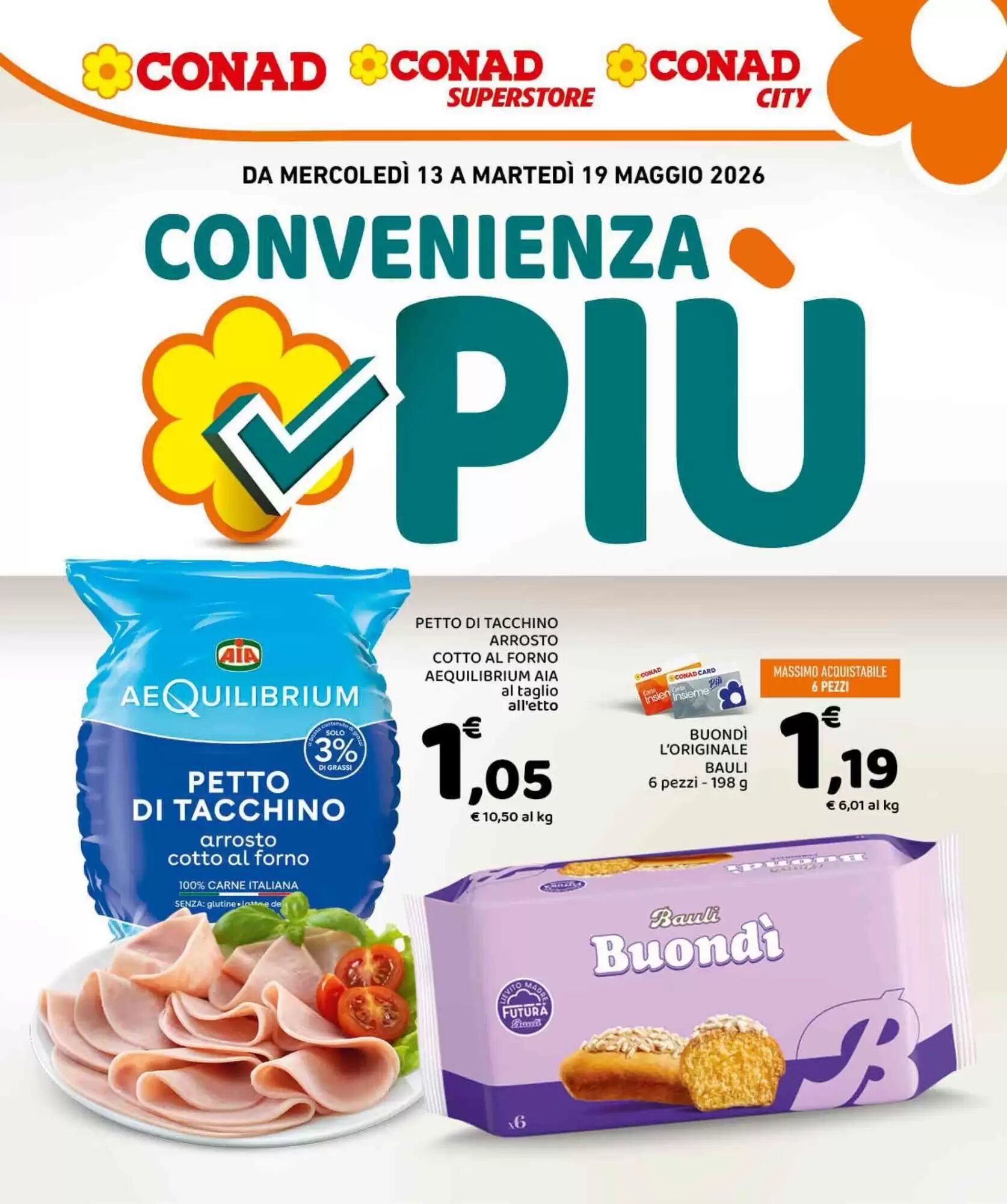 Volantino promozionale Conad City  valide dal 13/05/2026 - Pagina 1.