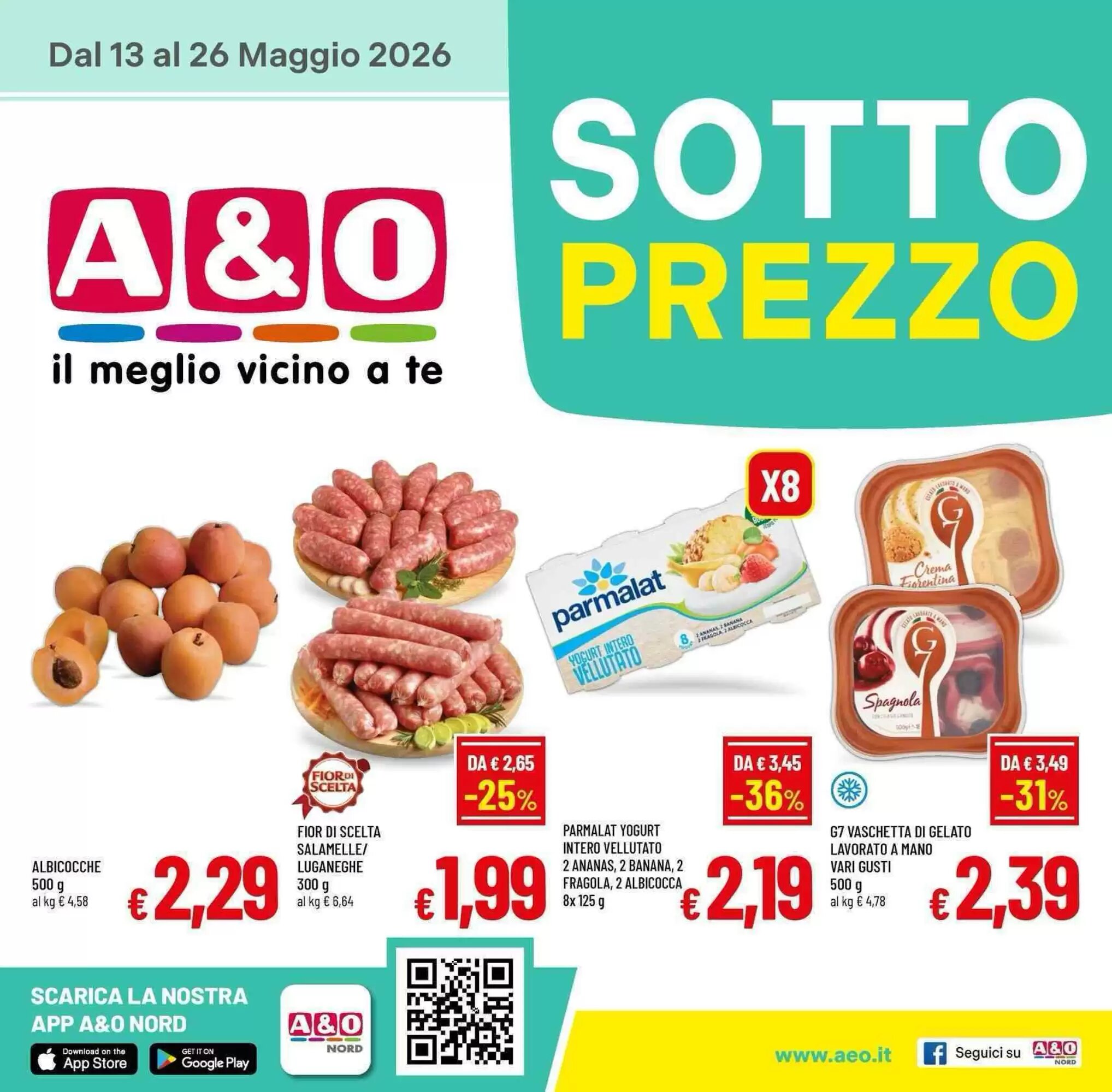 Volantino promozionale A&o  valide dal 13/05/2026 - Pagina 1.