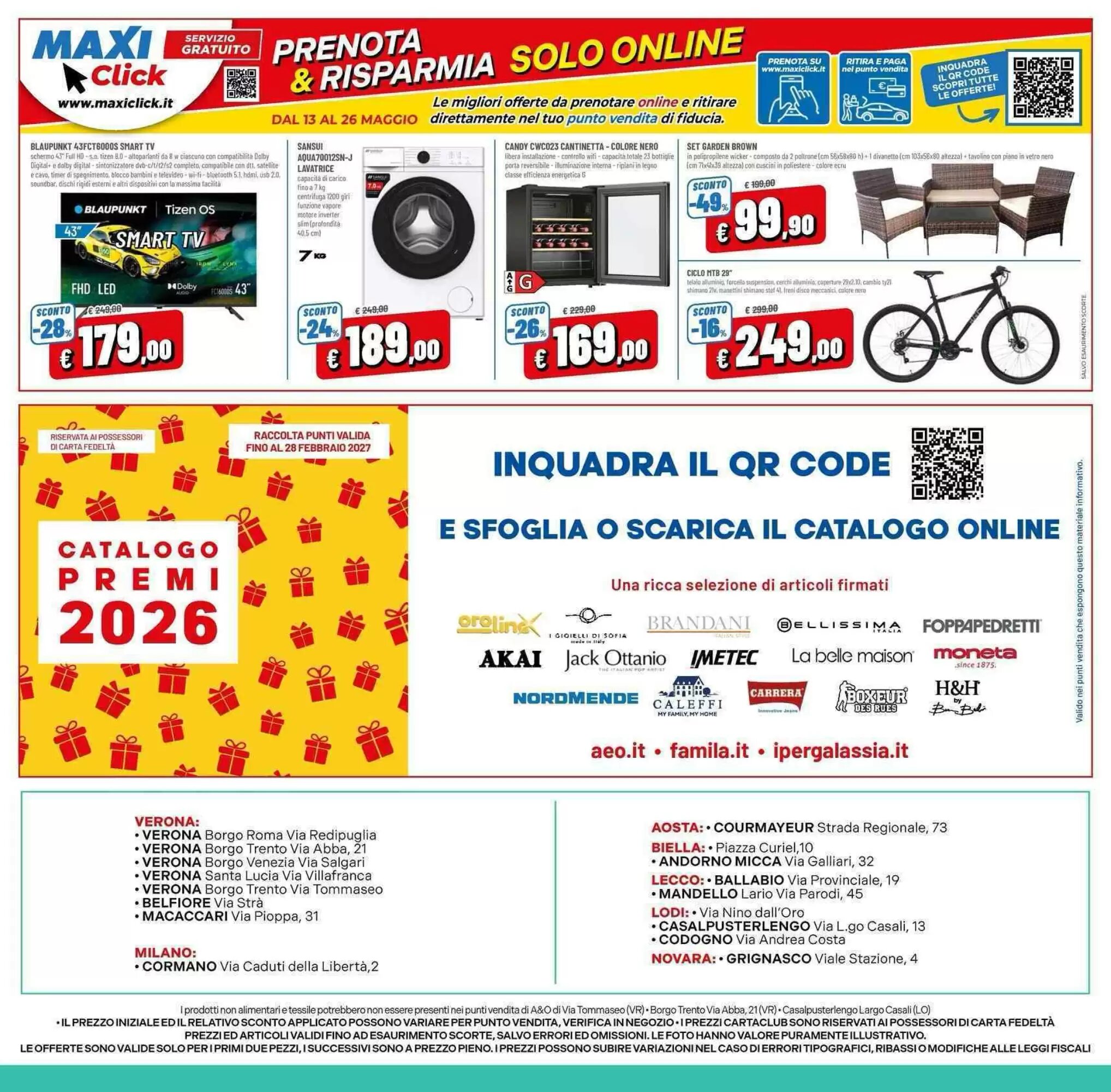 Volantino promozionale A&o  valide dal 13/05/2026 - Pagina 16.