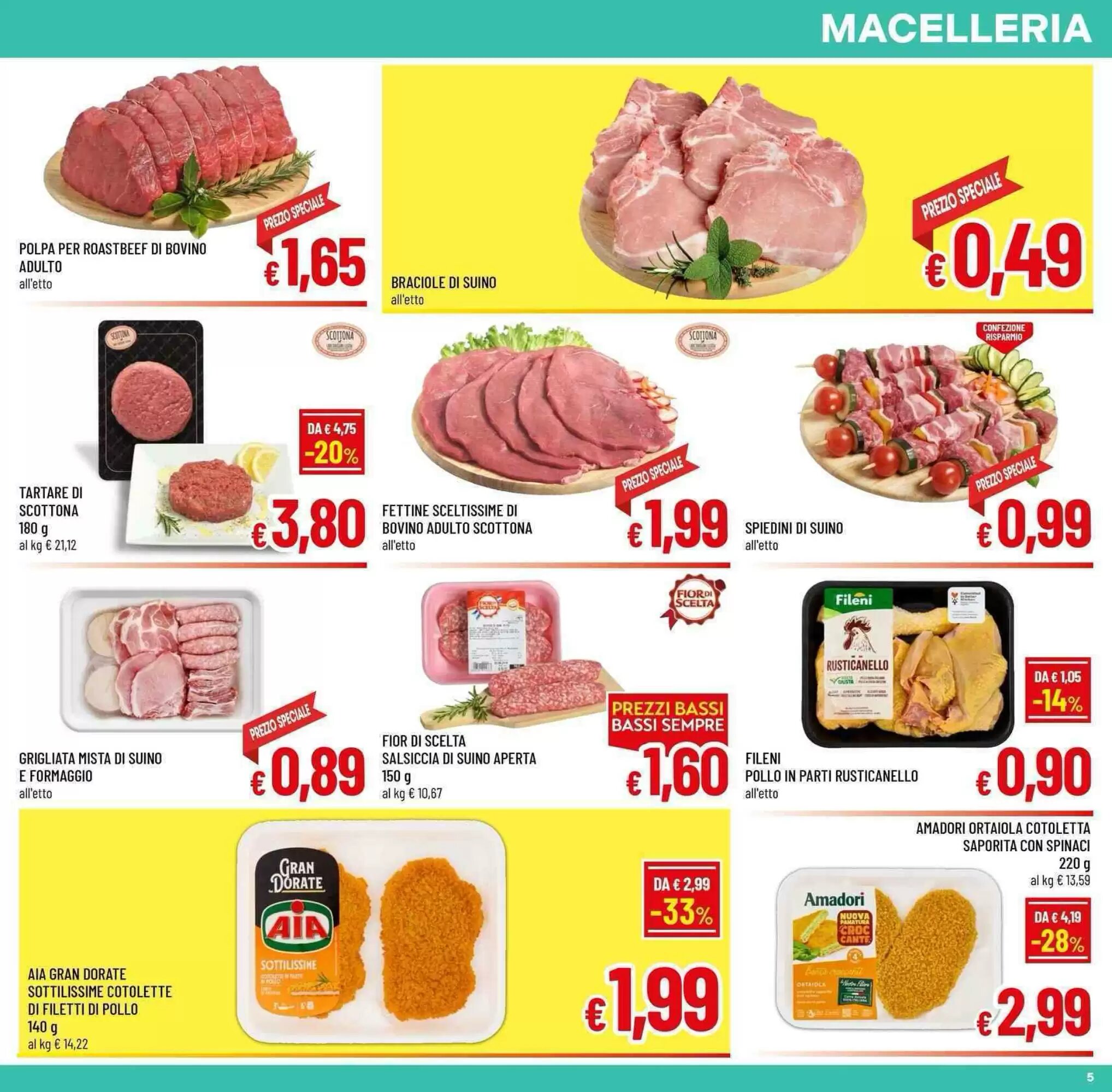 Volantino promozionale A&o  valide dal 13/05/2026 - Pagina 5.