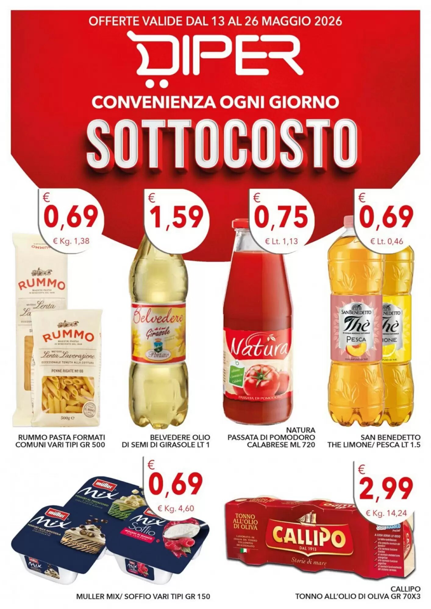 Volantino promozionale Diper  valide dal 13/05/2026 - Pagina 1.