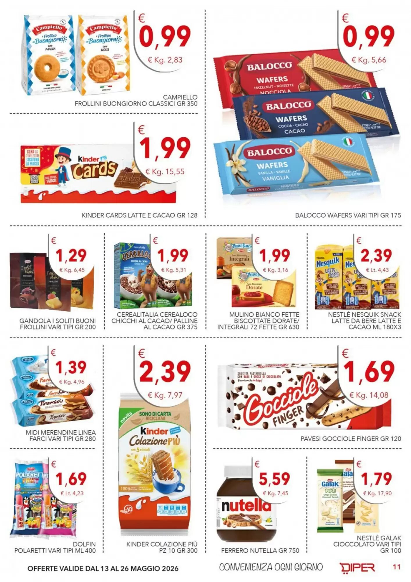 Volantino promozionale Diper  valide dal 13/05/2026 - Pagina 11.