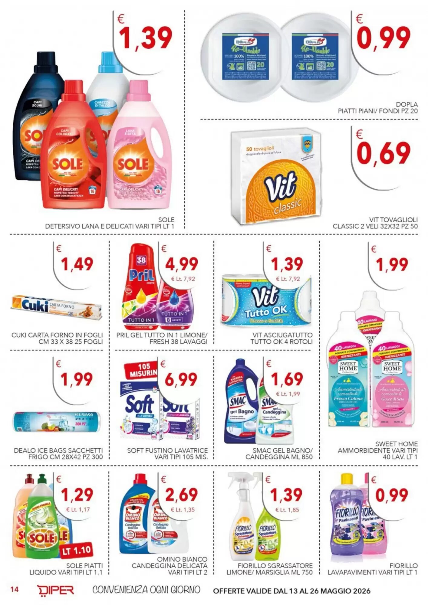 Volantino promozionale Diper  valide dal 13/05/2026 - Pagina 14.