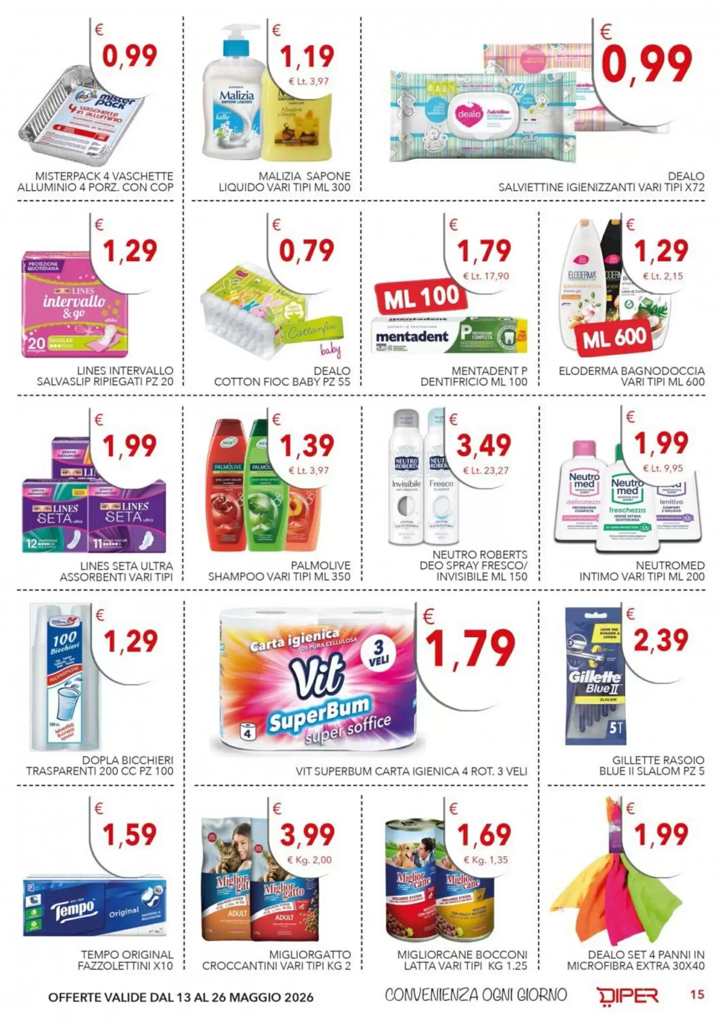 Volantino promozionale Diper  valide dal 13/05/2026 - Pagina 15.