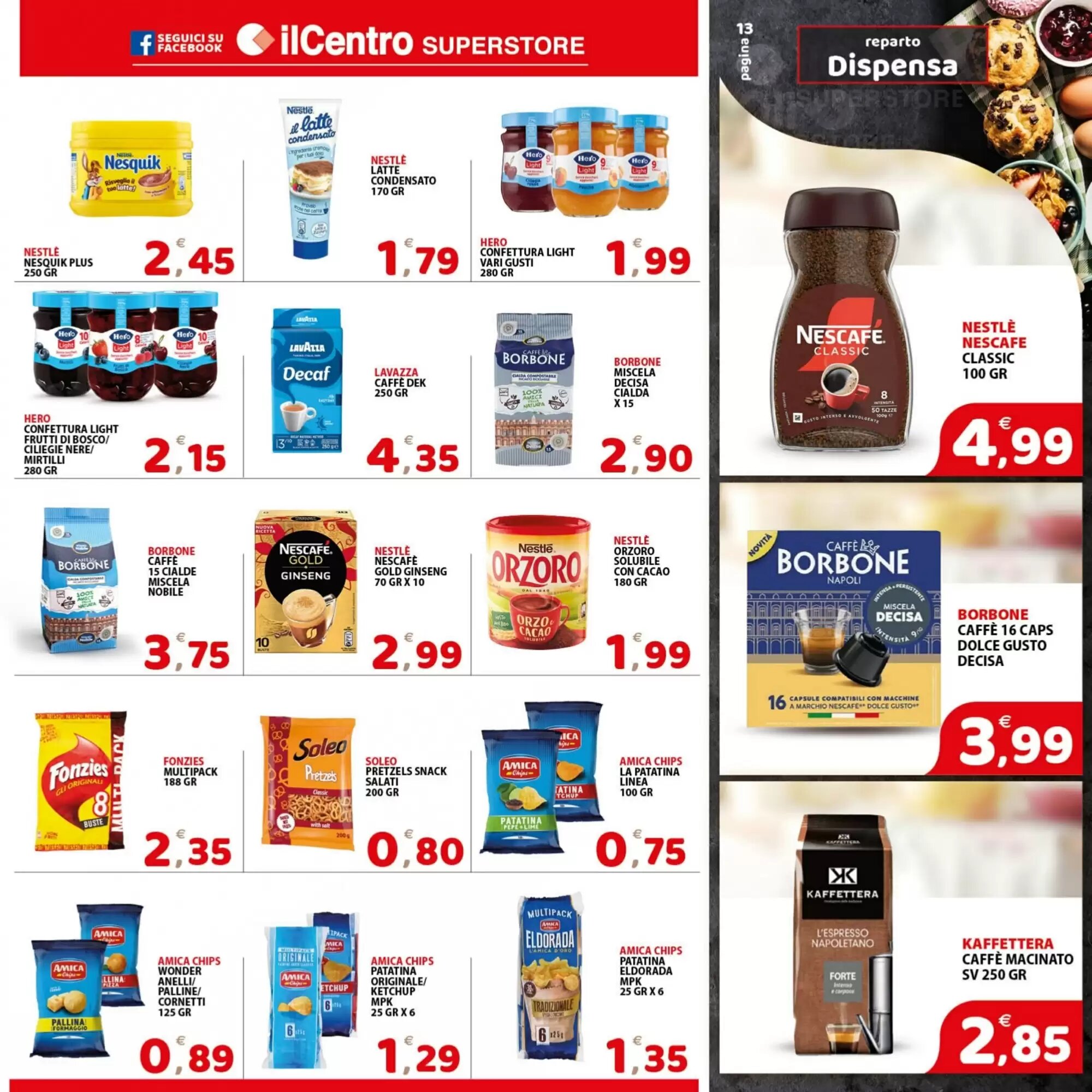 Volantino promozionale Il Centro Superstore  valide dal 13/05/2026 - Pagina 13.