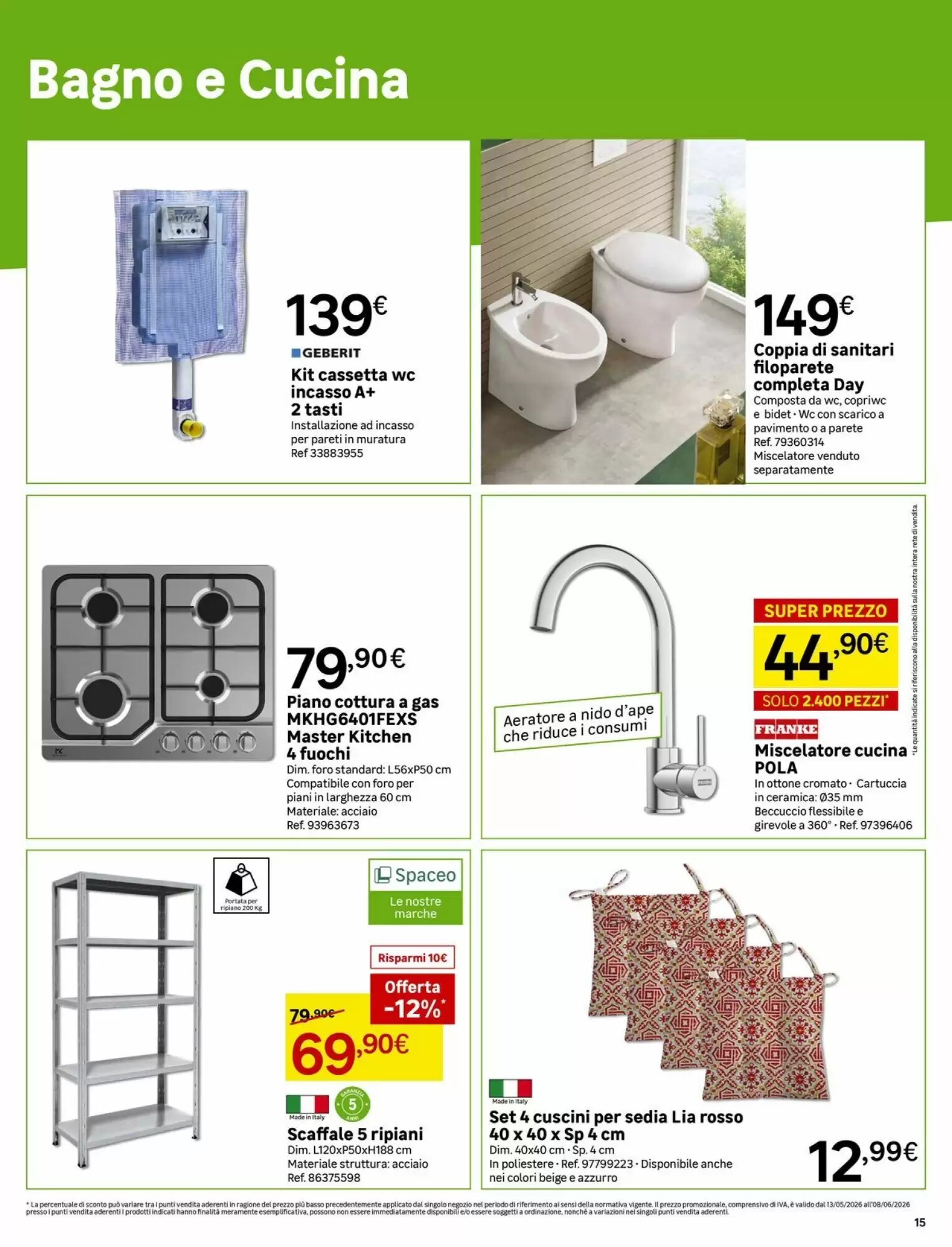 Volantino promozionale Leroy Merlin  valide dal 13/05/2026 - Pagina 15.
