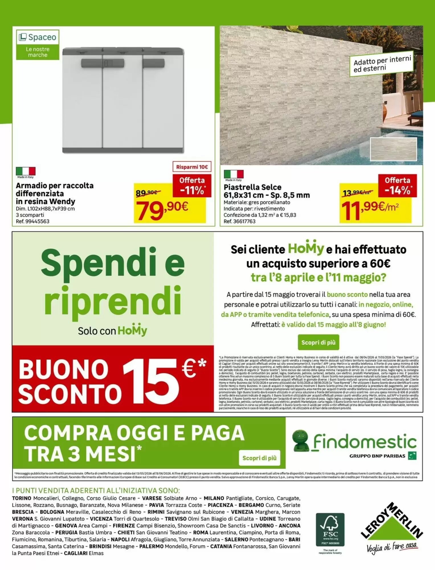 Volantino promozionale Leroy Merlin  valide dal 13/05/2026 - Pagina 20.