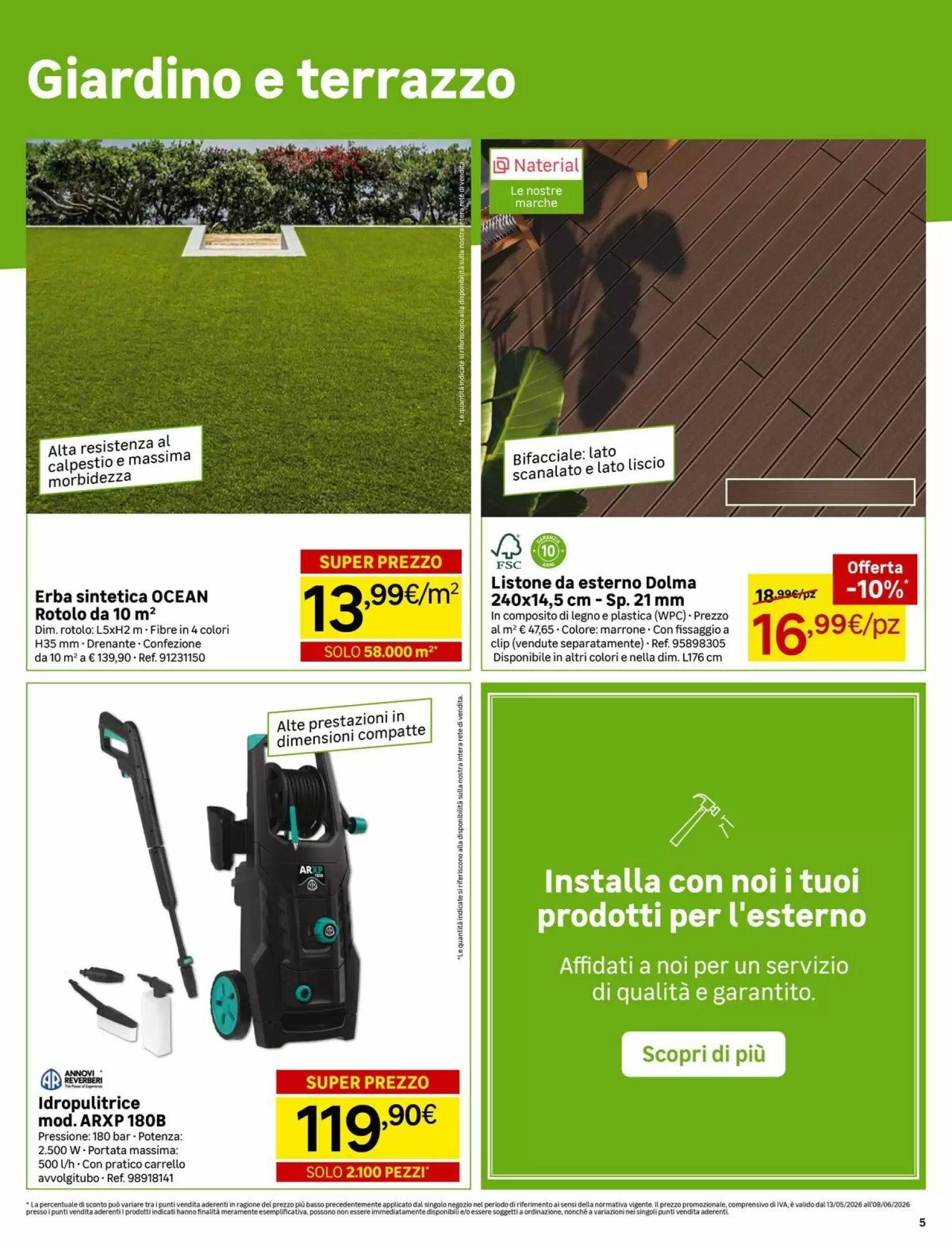 Volantino promozionale Leroy Merlin  valide dal 13/05/2026 - Pagina 5.