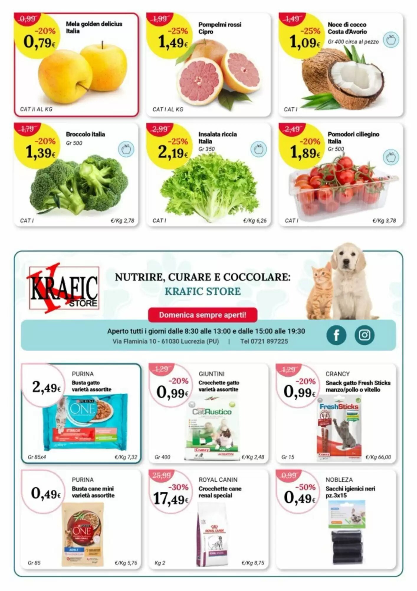 Volantino promozionale Re Mercato Lucrezia  valide dal 13/05/2026 - Pagina 1.