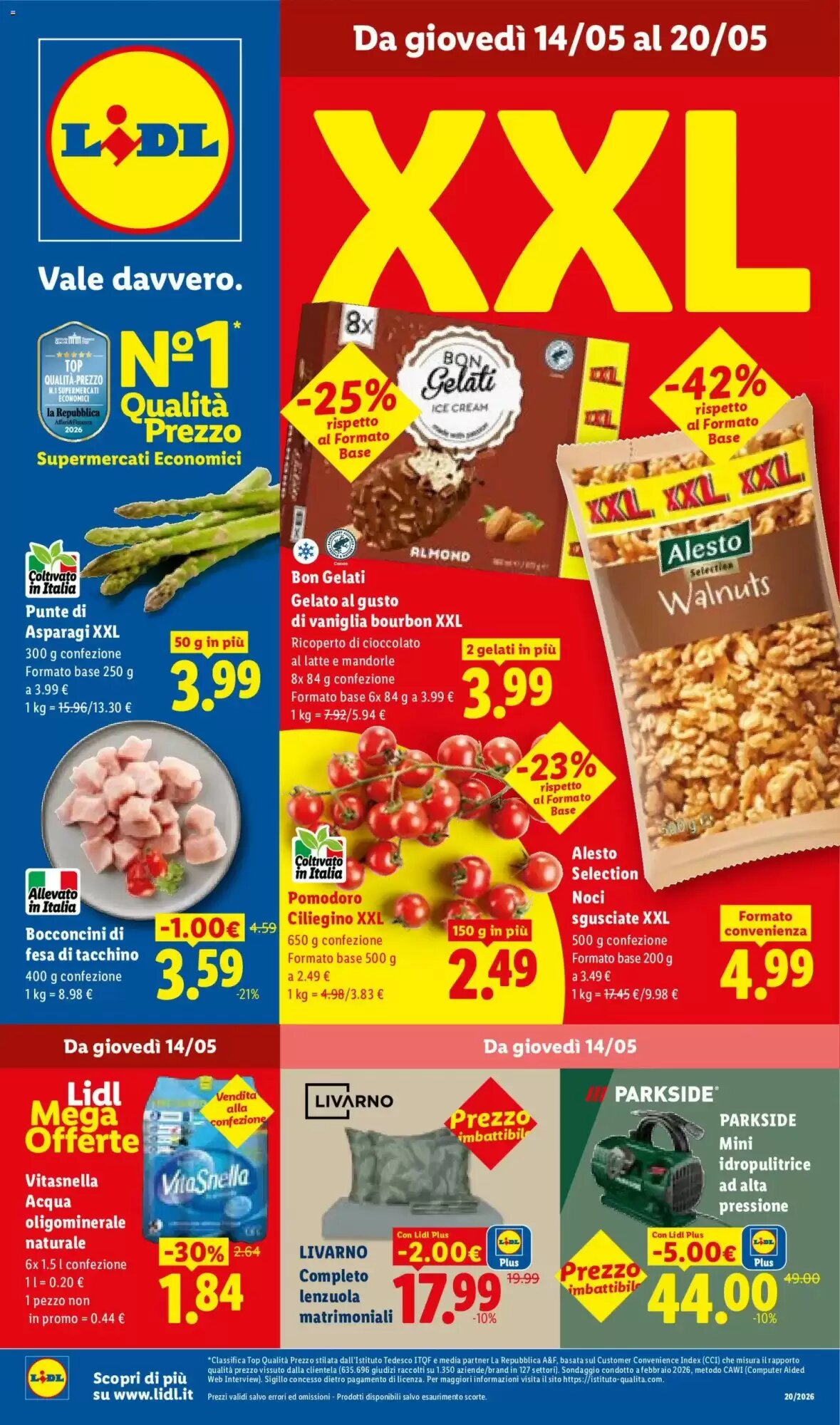Volantino promozionale Lidl  valide dal 14/05/2026 - Pagina 1.