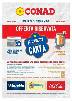 Volantino promozionale Conad valide dal 14/05/2026