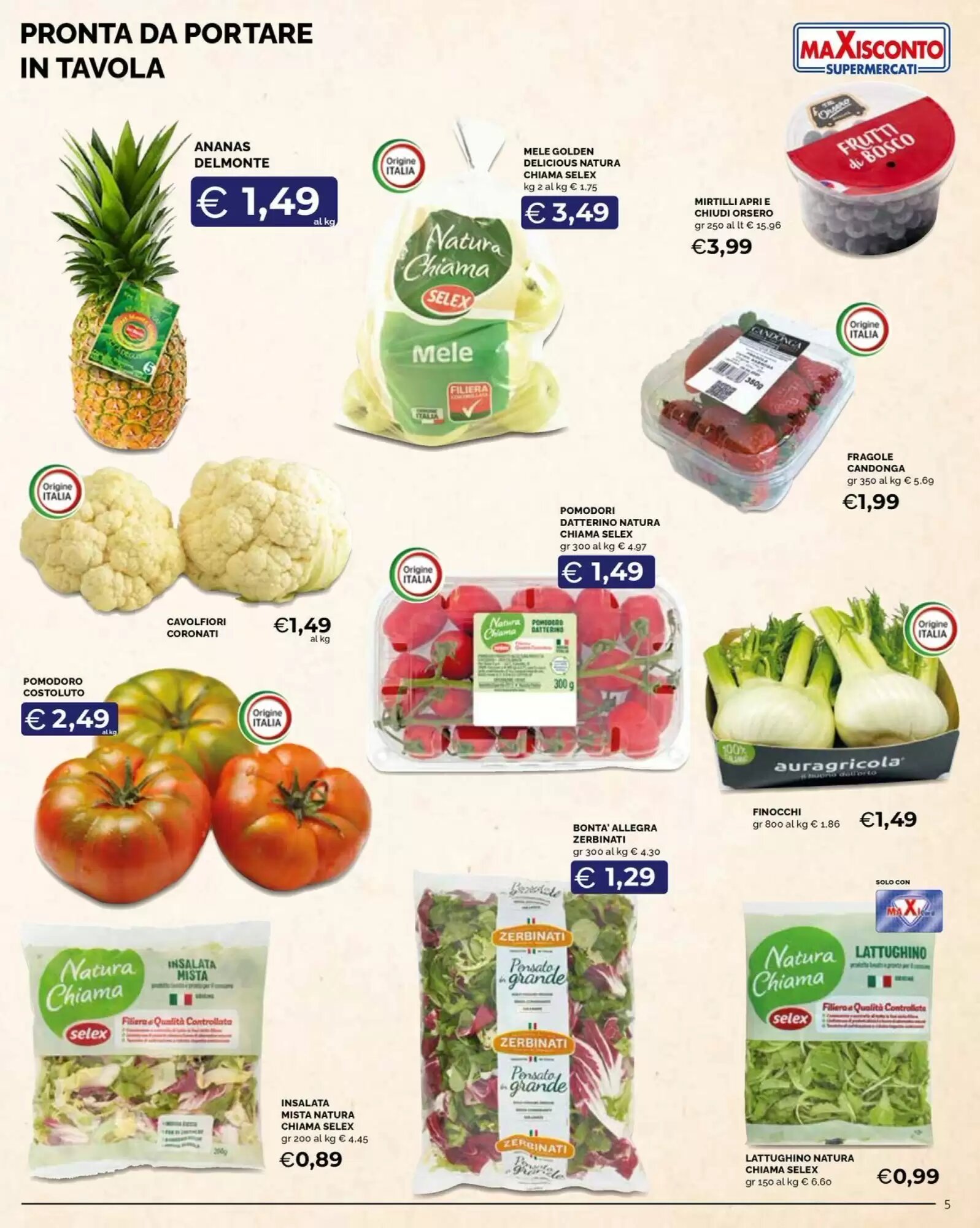 Volantino promozionale Maxisconto  valide dal 14/05/2026 - Pagina 5.