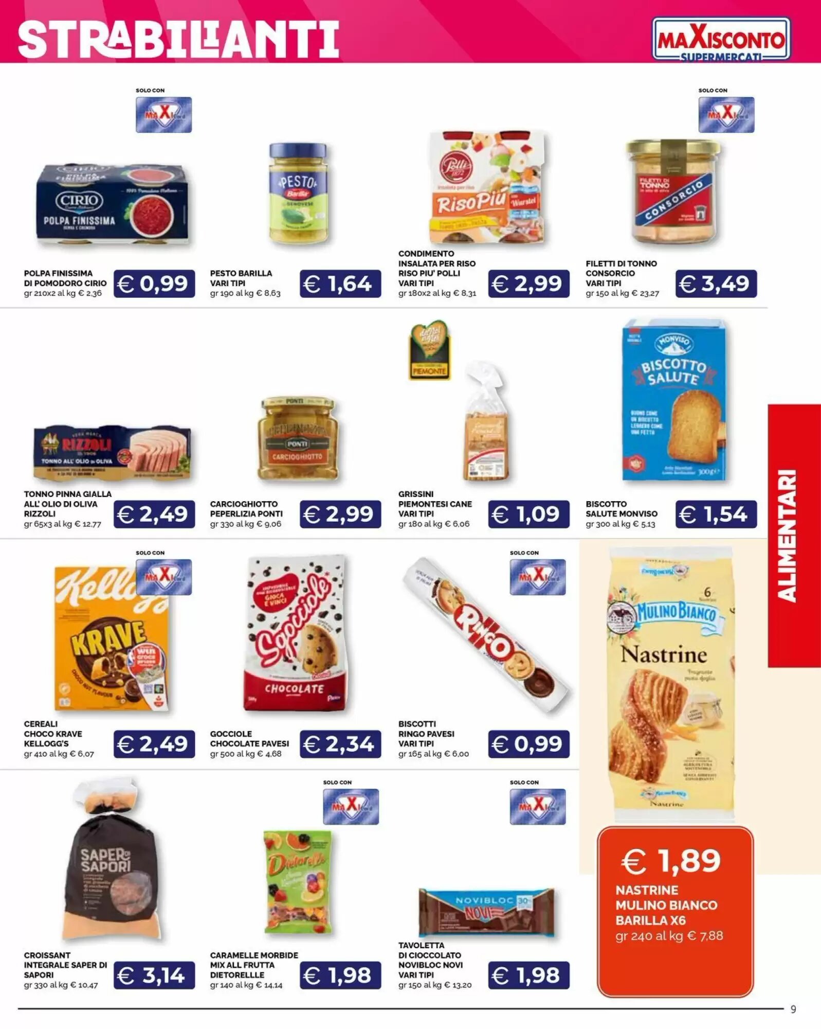 Volantino promozionale Maxisconto  valide dal 14/05/2026 - Pagina 9.