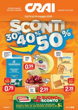 Volantino promozionale Crai  valide dal 14/05/2026