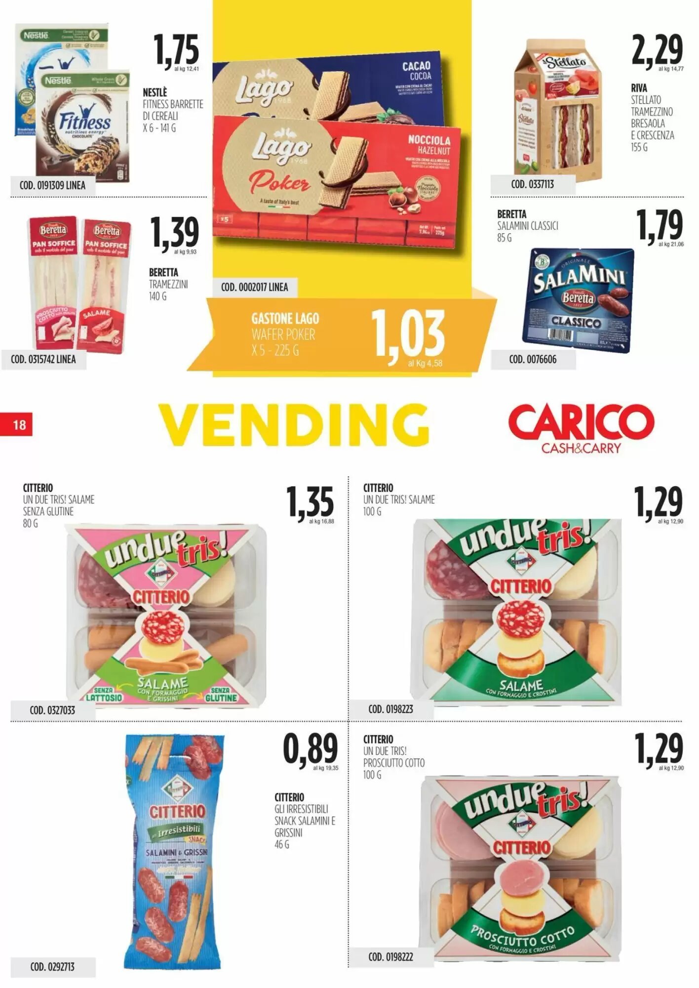 Volantino promozionale Carico Cash & Carry  valide dal 14/05/2026 - Pagina 18.