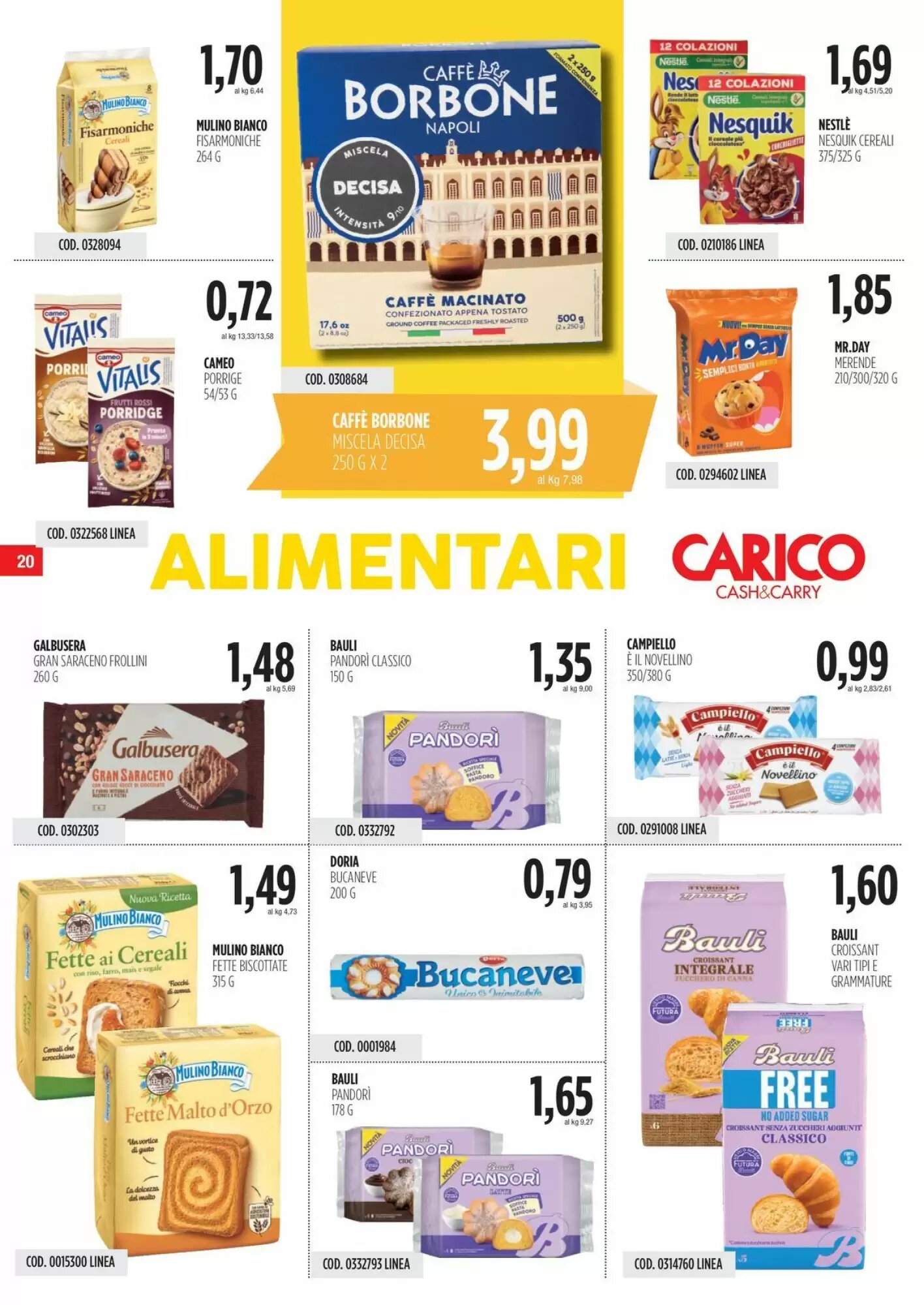 Volantino promozionale Carico Cash & Carry  valide dal 14/05/2026 - Pagina 20.