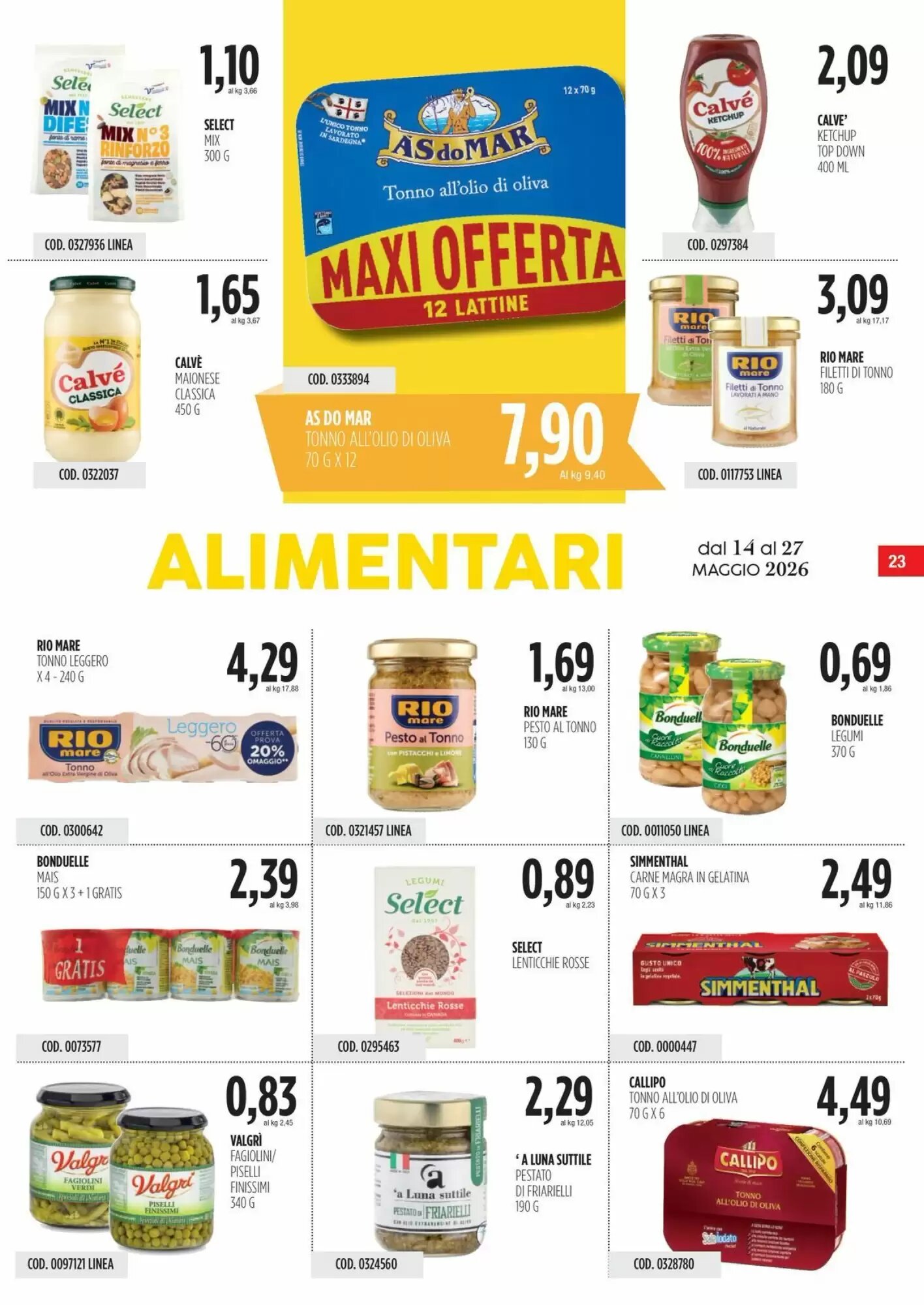 Volantino promozionale Carico Cash & Carry  valide dal 14/05/2026 - Pagina 23.