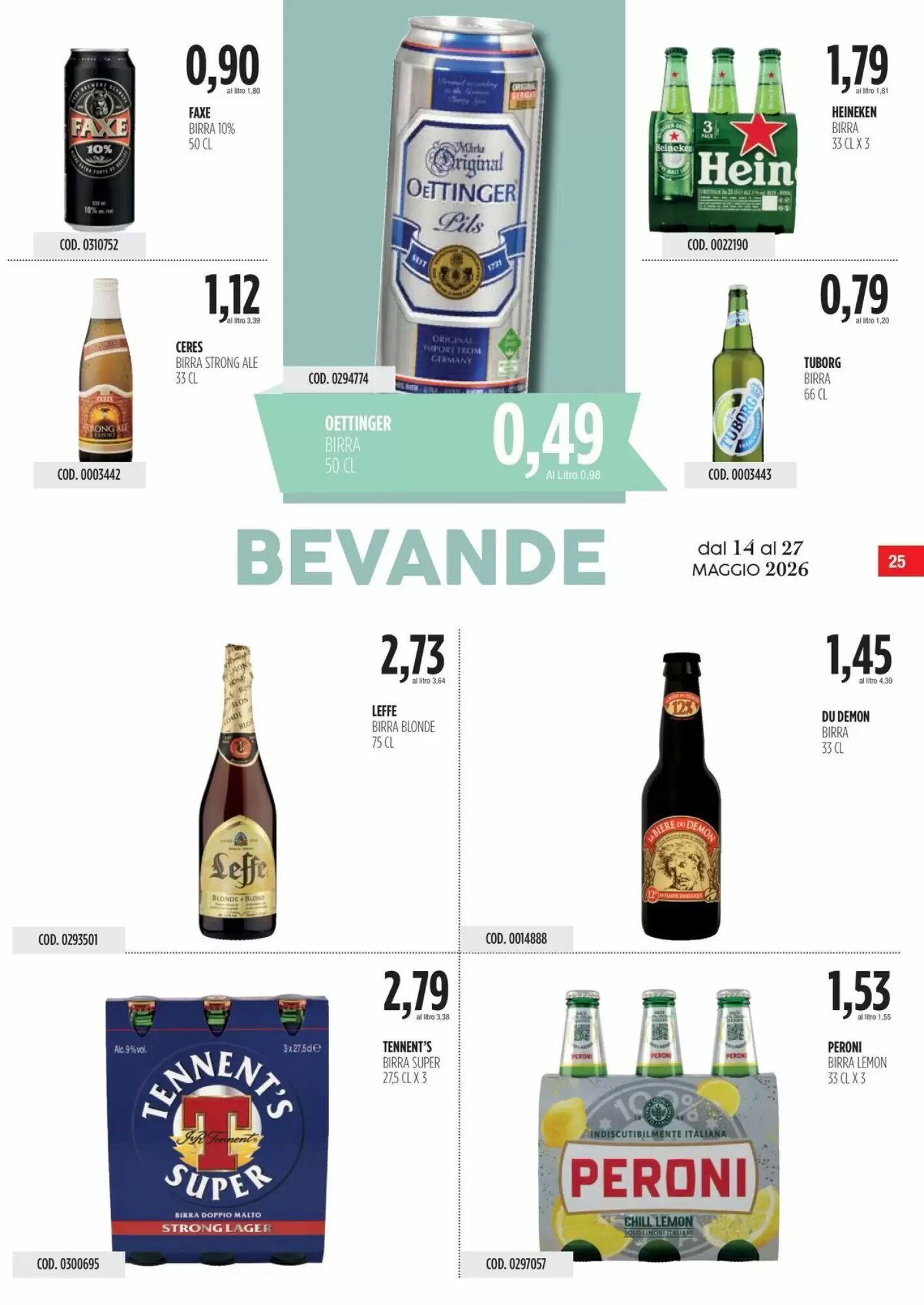 Volantino promozionale Carico Cash & Carry  valide dal 14/05/2026 - Pagina 25.
