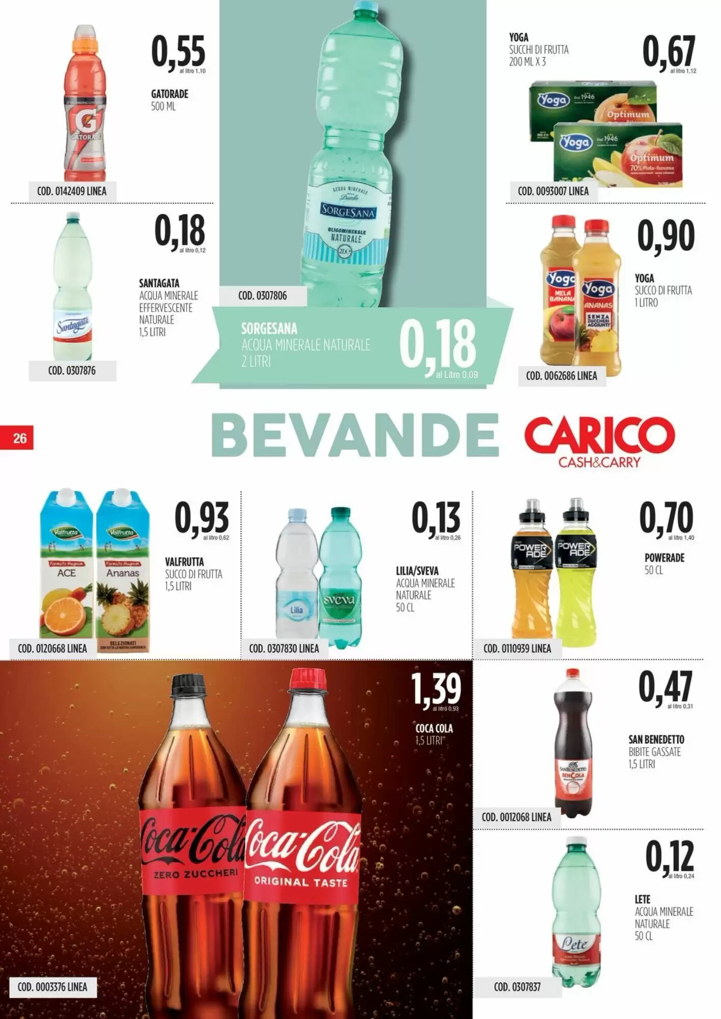 Volantino promozionale Carico Cash & Carry  valide dal 14/05/2026 - Pagina 26.