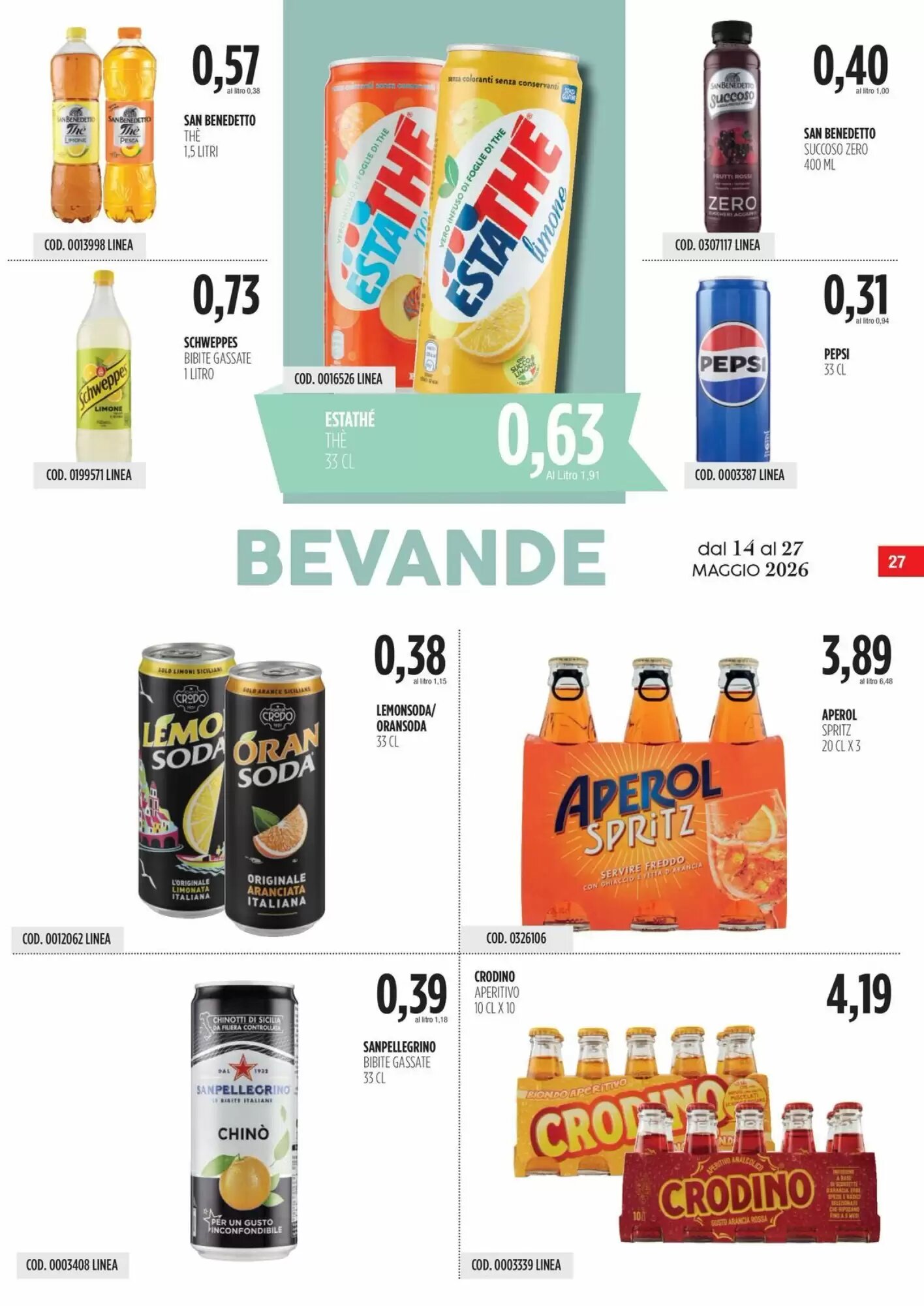 Volantino promozionale Carico Cash & Carry  valide dal 14/05/2026 - Pagina 27.