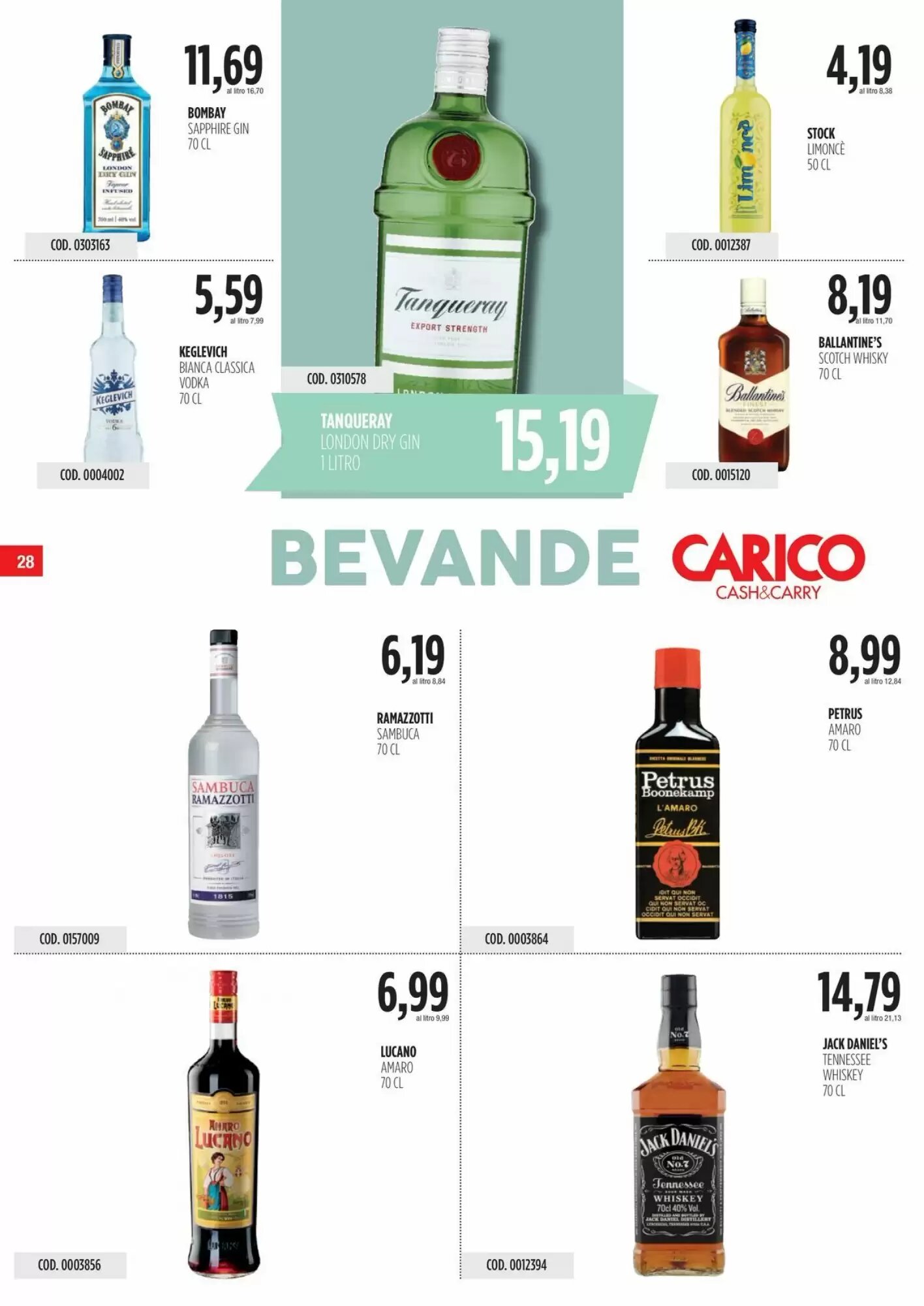 Volantino promozionale Carico Cash & Carry  valide dal 14/05/2026 - Pagina 28.