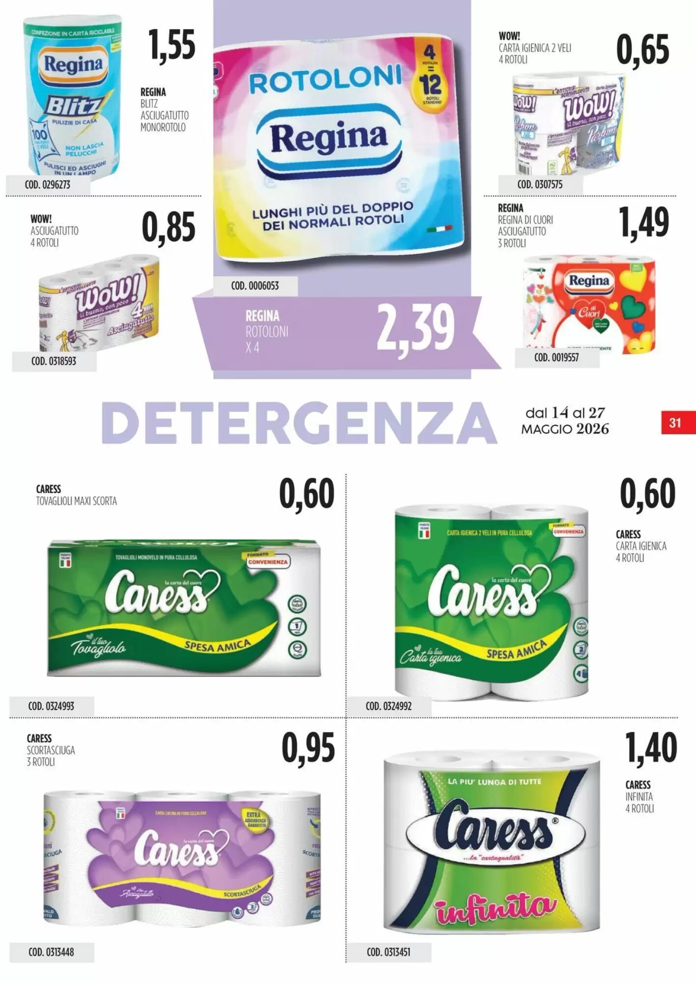 Volantino promozionale Carico Cash & Carry  valide dal 14/05/2026 - Pagina 31.