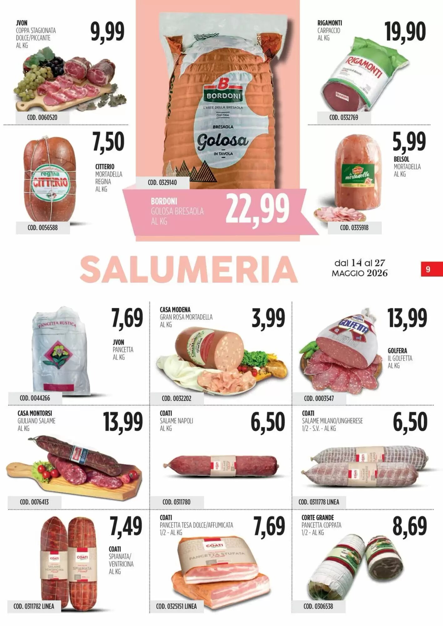 Volantino promozionale Carico Cash & Carry  valide dal 14/05/2026 - Pagina 9.