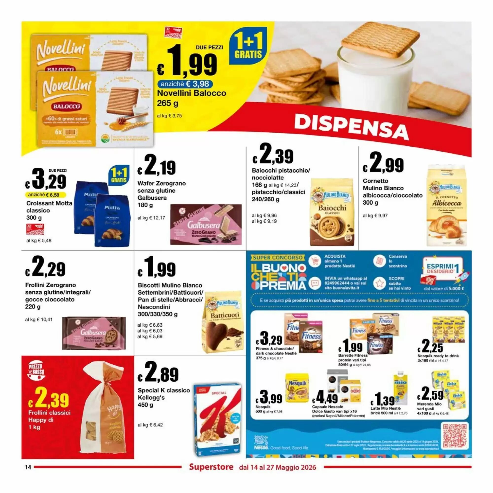 Volantino promozionale Sì con te  valide dal 14/05/2026 - Pagina 14.