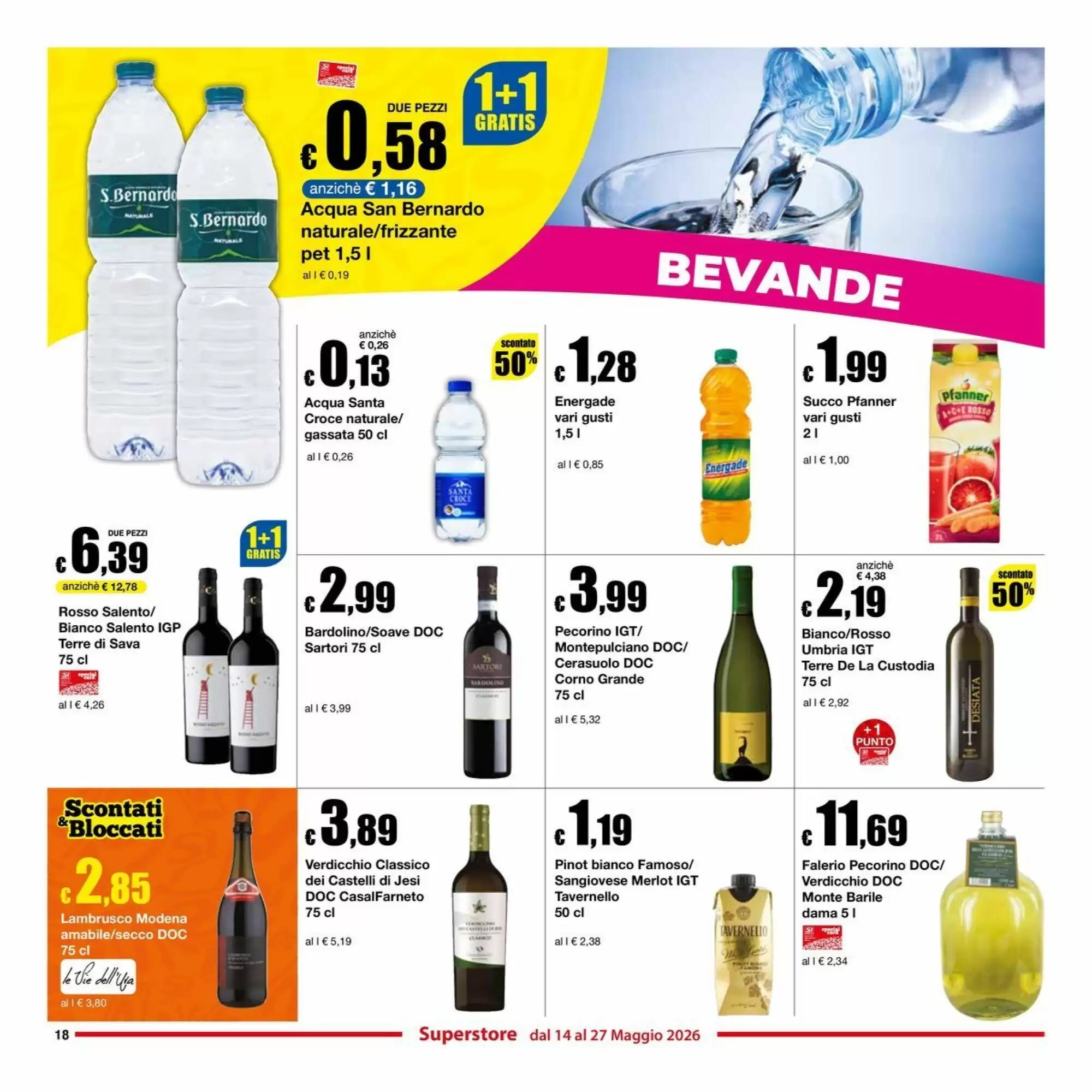 Volantino promozionale Sì con te  valide dal 14/05/2026 - Pagina 18.