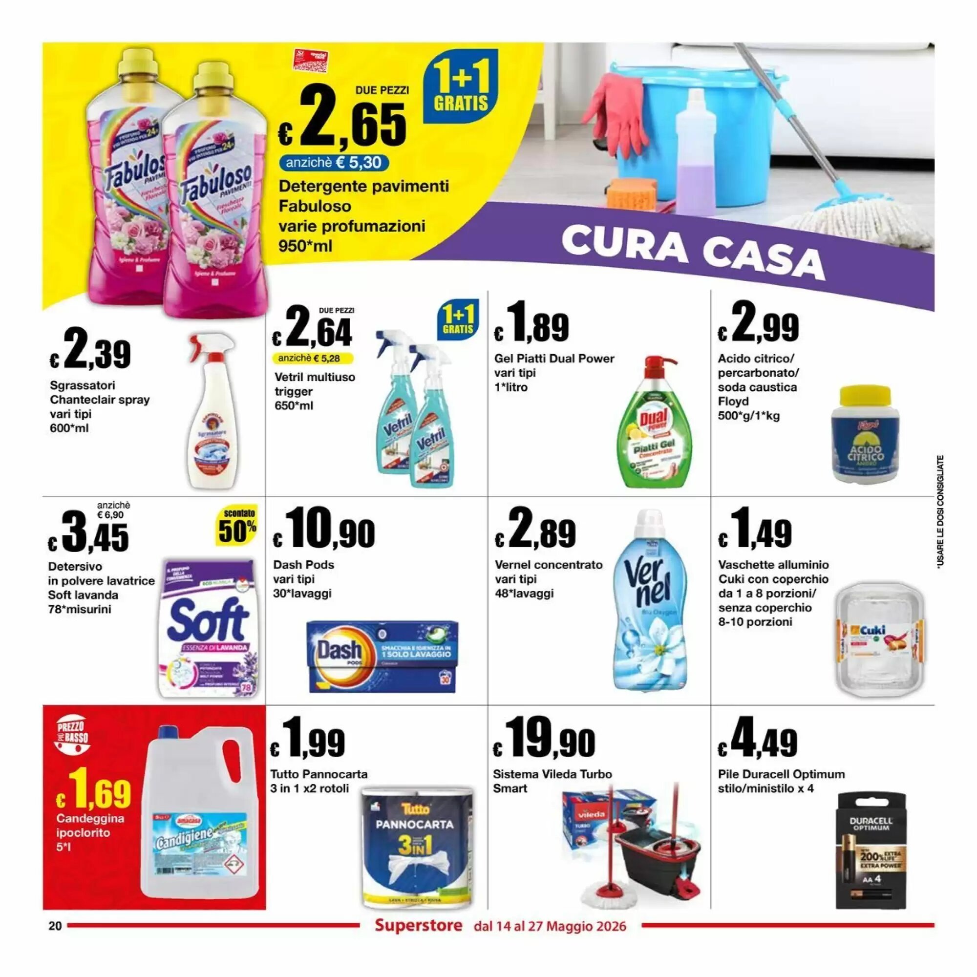 Volantino promozionale Sì con te  valide dal 14/05/2026 - Pagina 20.