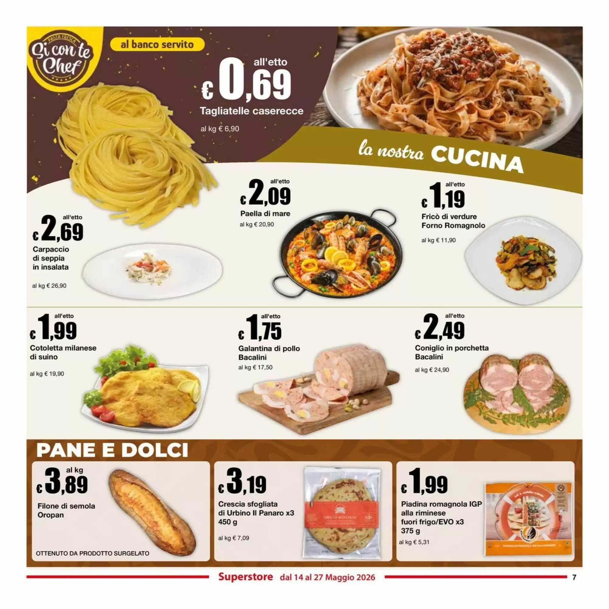 Volantino promozionale Sì con te  valide dal 14/05/2026 - Pagina 7.
