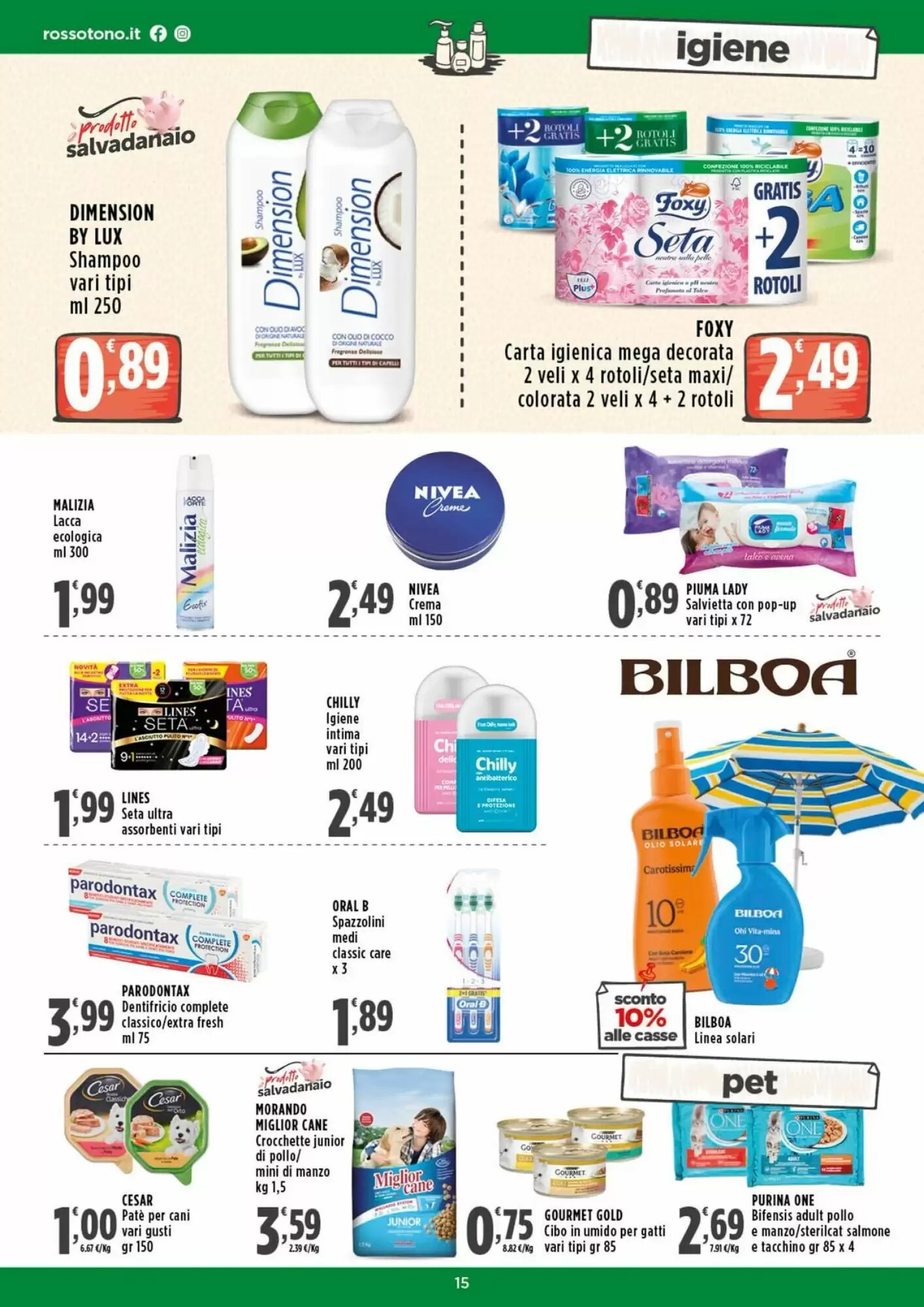 Volantino promozionale Rossotono  valide dal 14/05/2026 - Pagina 15.