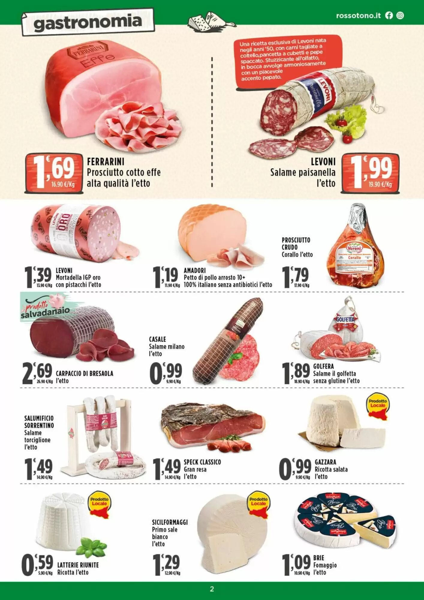 Volantino promozionale Rossotono  valide dal 14/05/2026 - Pagina 2.