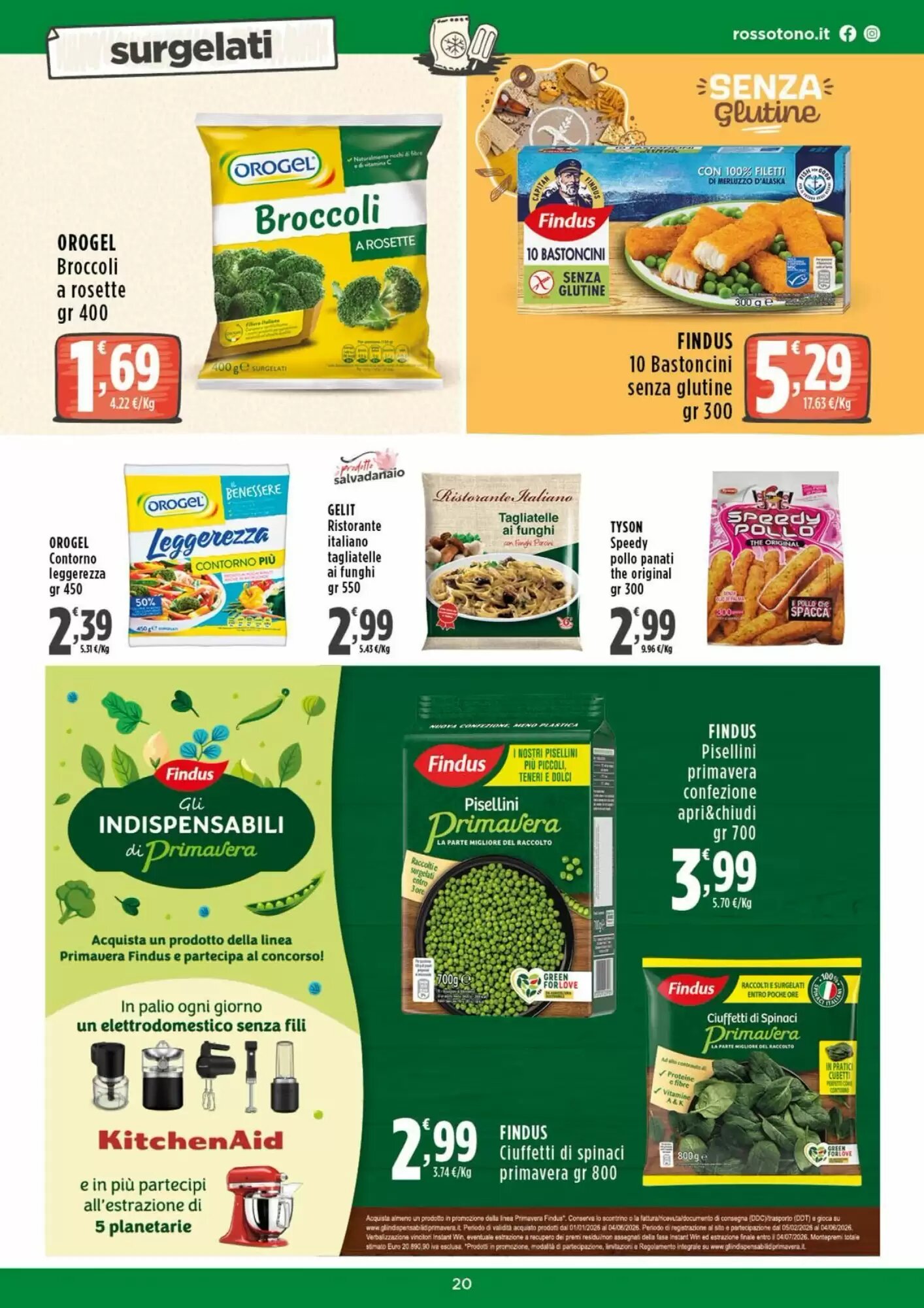 Volantino promozionale Rossotono  valide dal 14/05/2026 - Pagina 20.